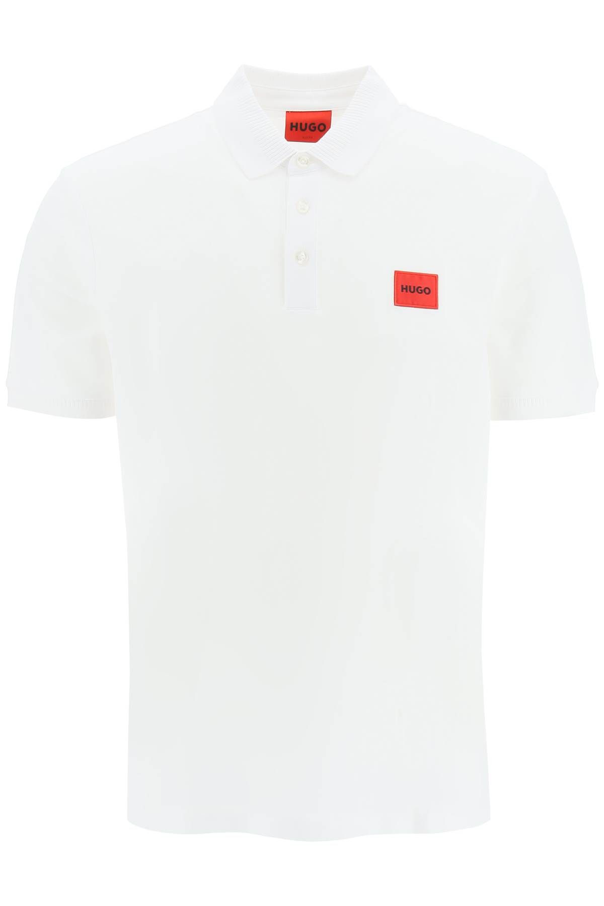 Hugo HUGO polo shirt with logo patch