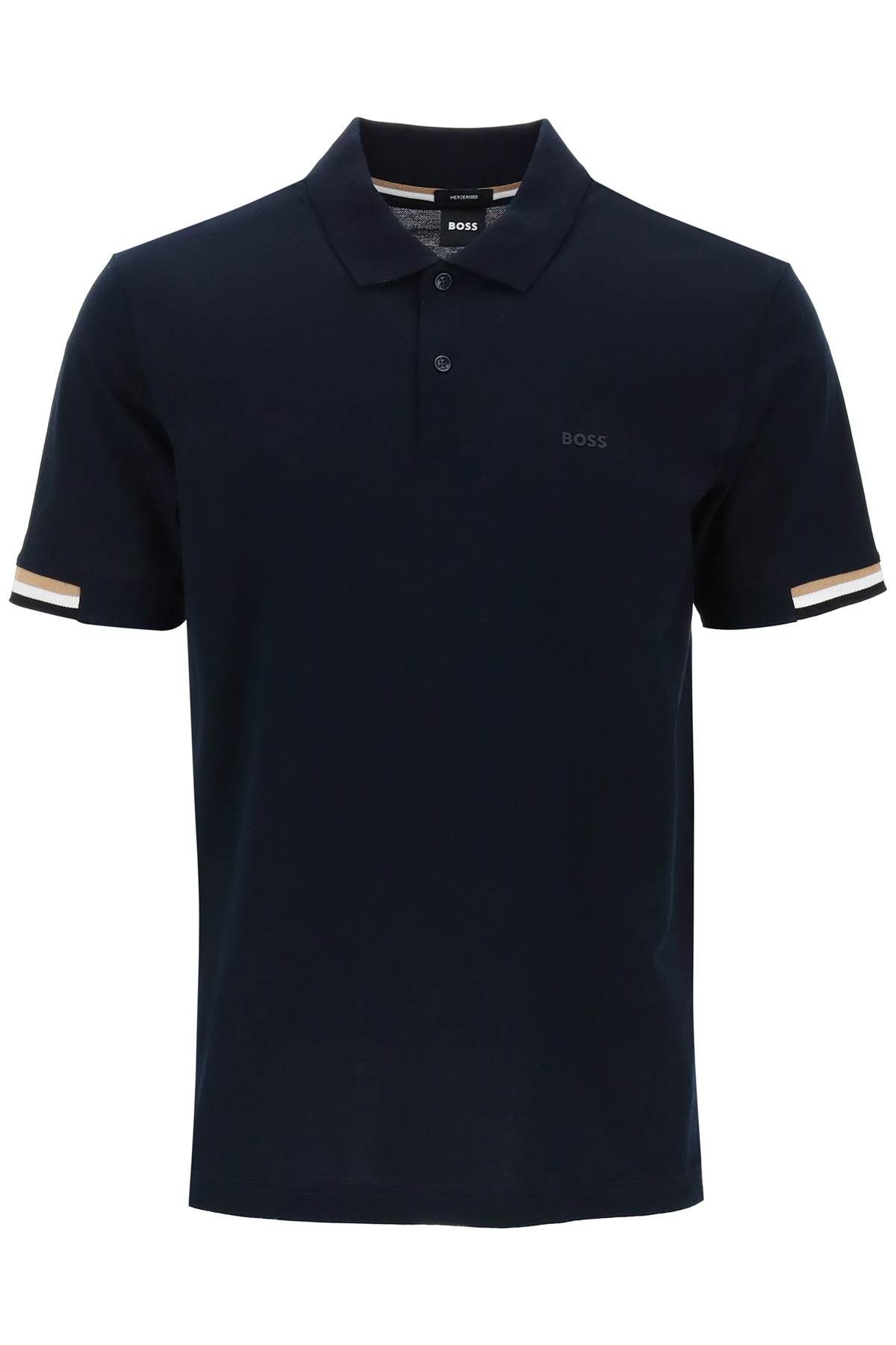 BOSS BOSS parlay polo shirt with stripe detail