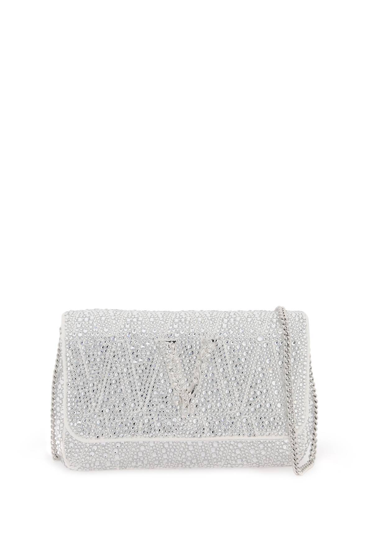 Versace VERSACE virtus mini bag with crystals