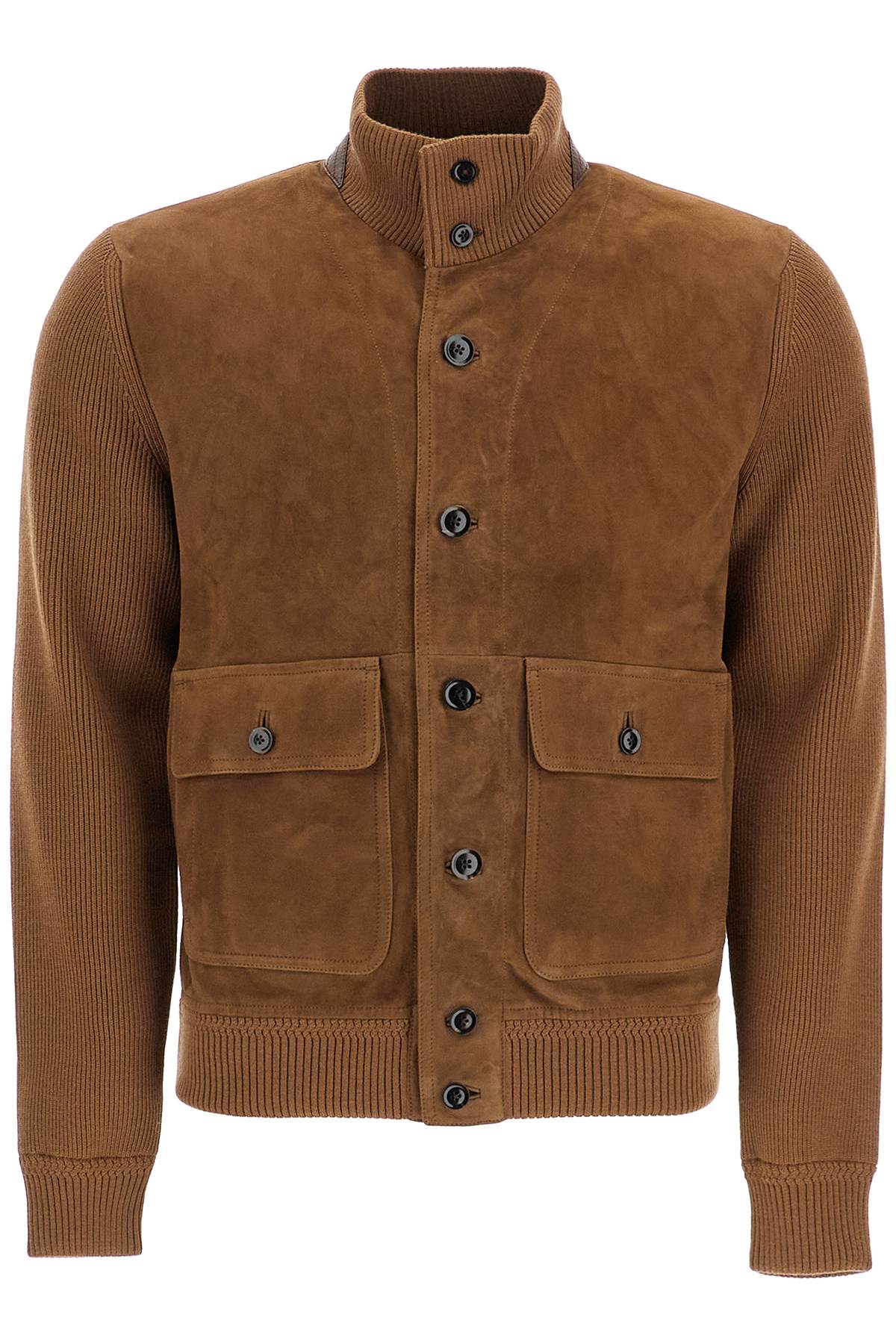 Tom Ford TOM FORD knit and suede blouson