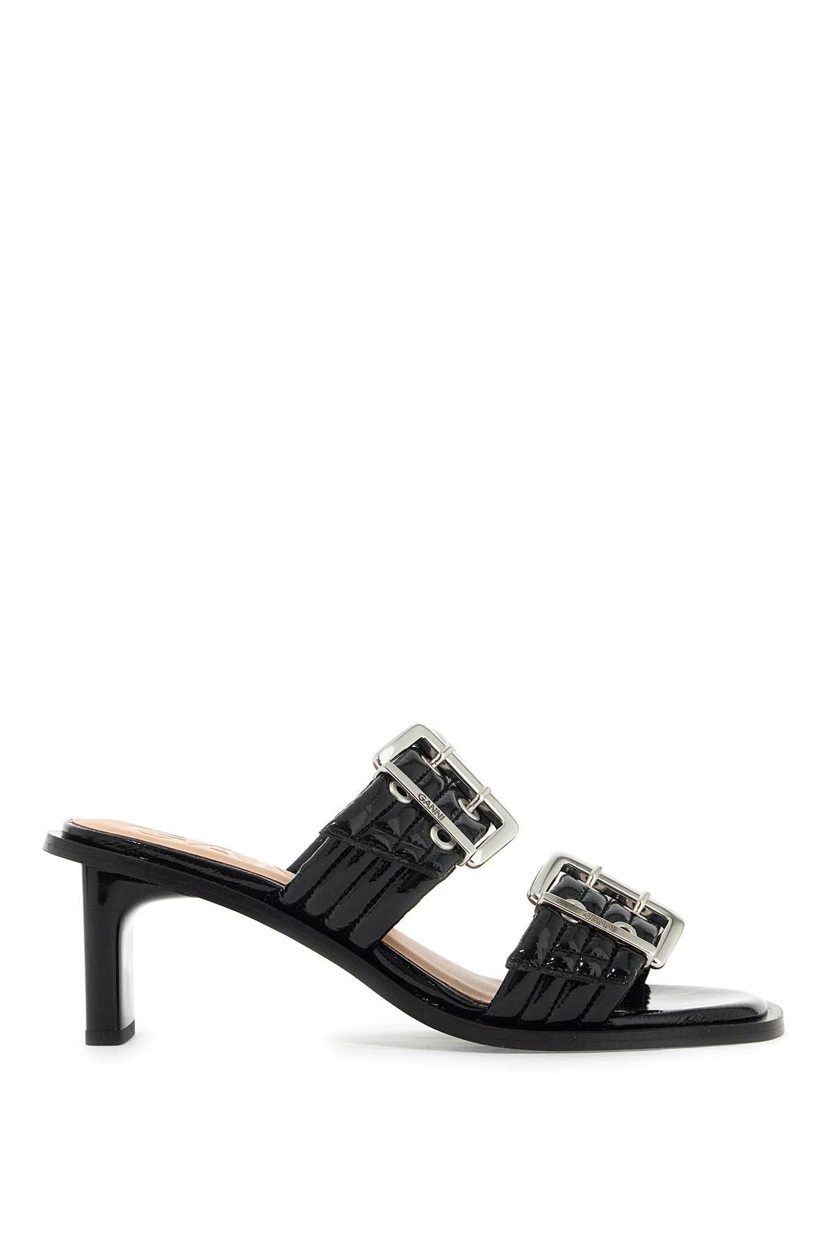 Ganni GANNI "women's patent buckle m