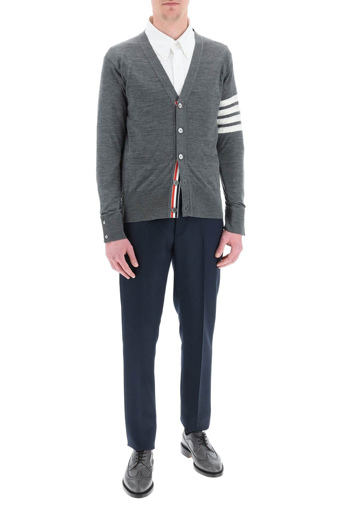 Thom Browne THOM BROWNE merino wool 4-bar cardigan