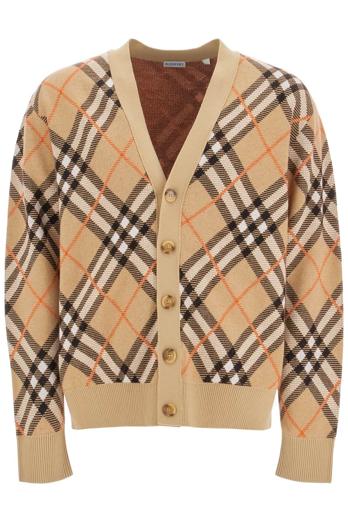 Burberry BURBERRY ered wool and mohair cardigan sweater