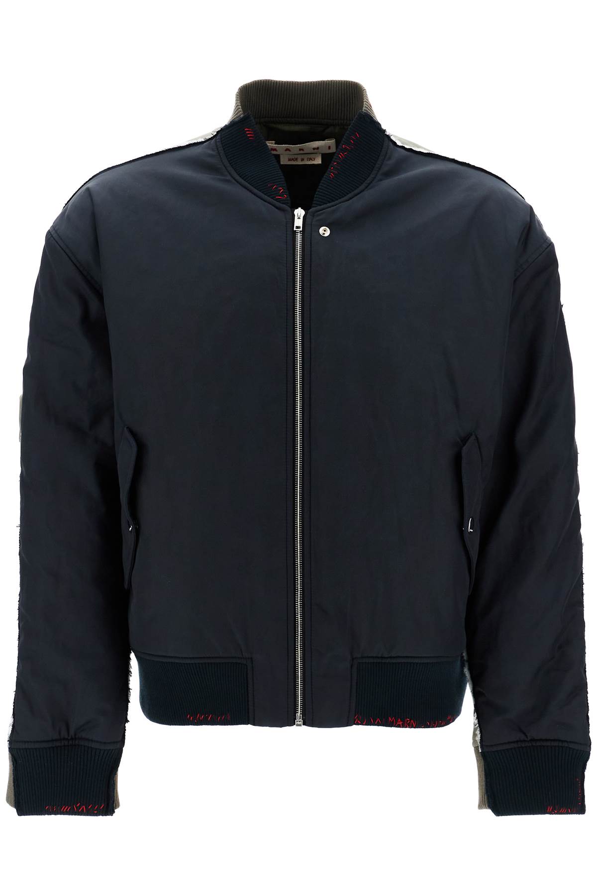 Marni MARNI two-tone bomber jacket with stitching