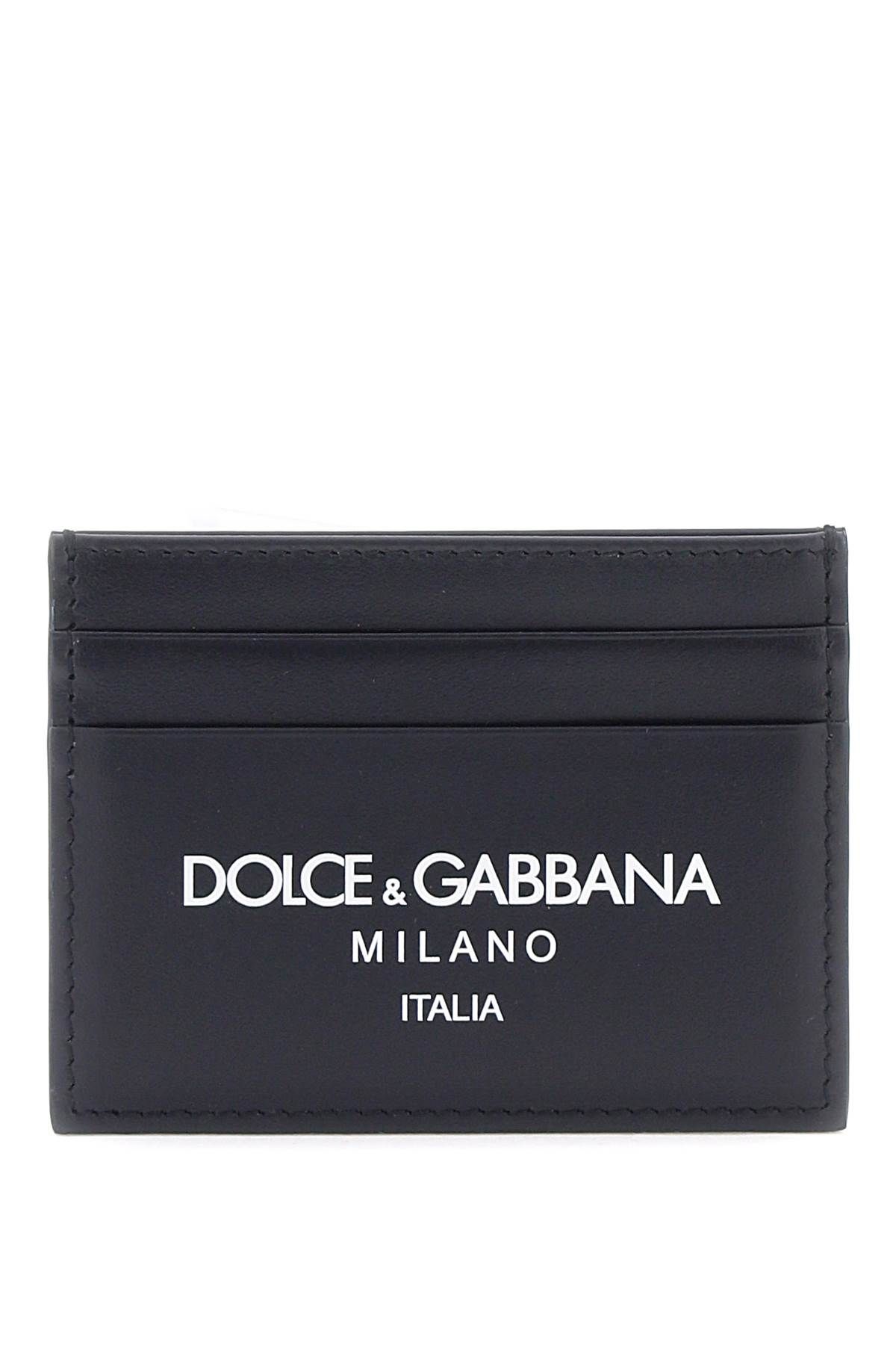 Dolce & Gabbana DOLCE & GABBANA logo leather cardholder