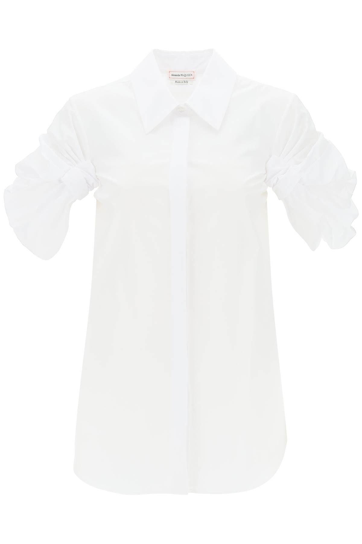 Alexander McQueen ALEXANDER MCQUEEN shirt with knotted short sleeves