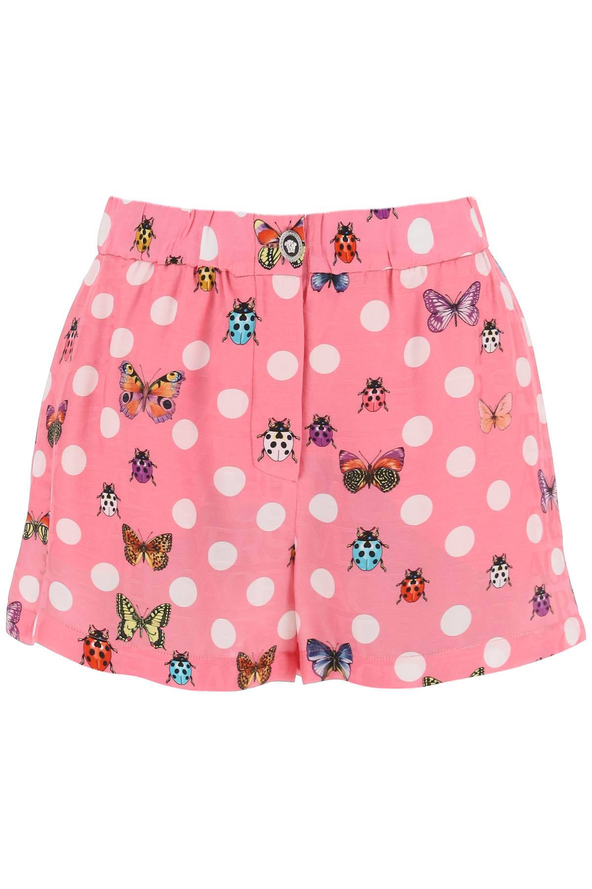 Versace VERSACE butterflies & ladybugs polka dot shorts