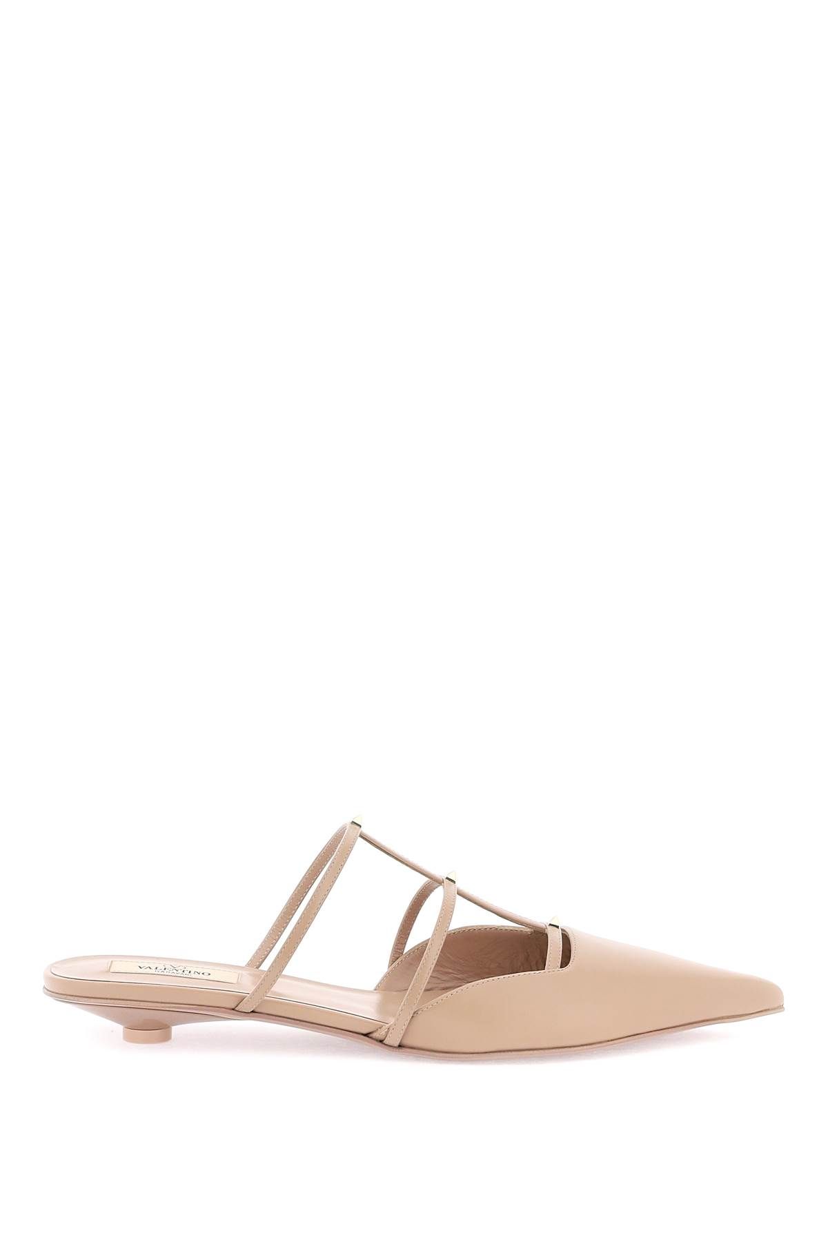 VALENTINO GARAVANI VALENTINO GARAVANI smooth leather rockstud wispy mules