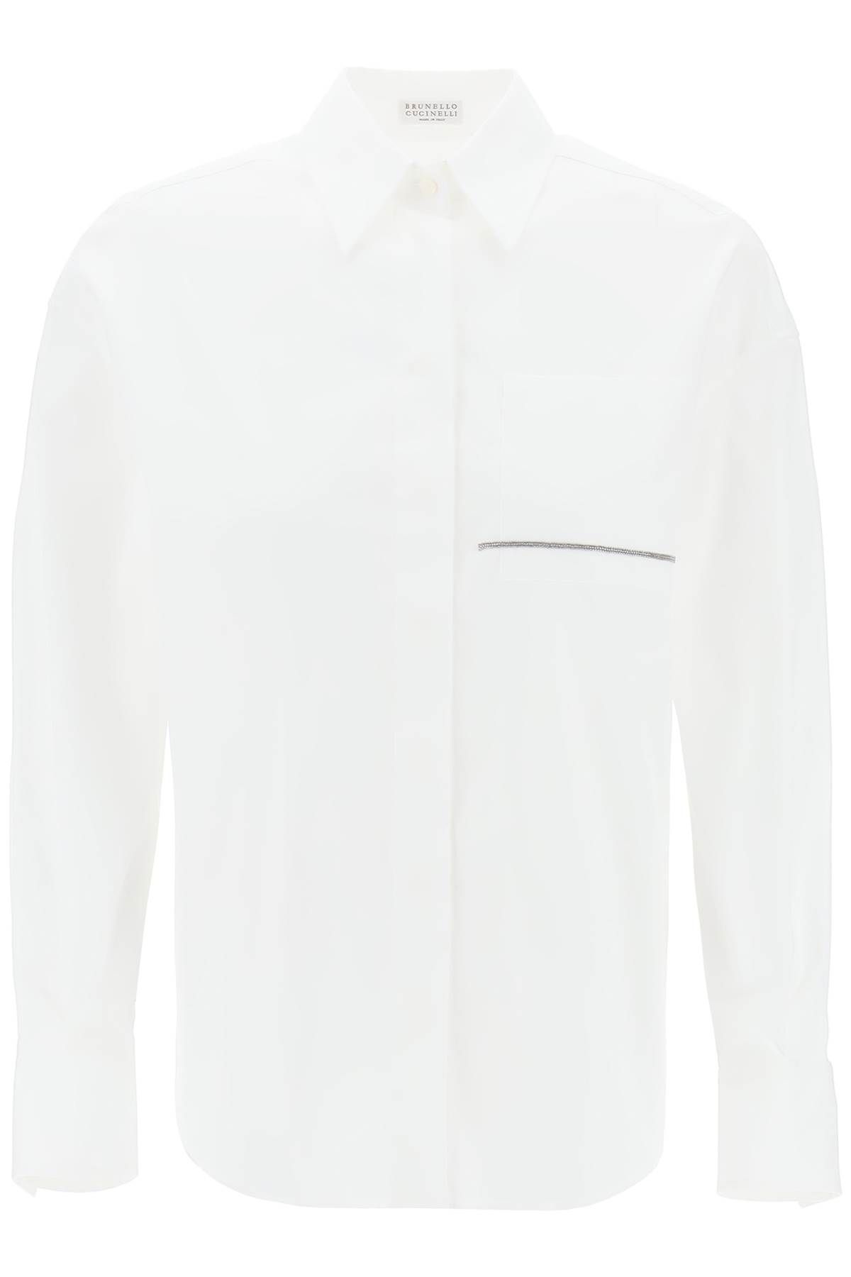 Brunello Cucinelli BRUNELLO CUCINELLI "shirt with jewel detail on the