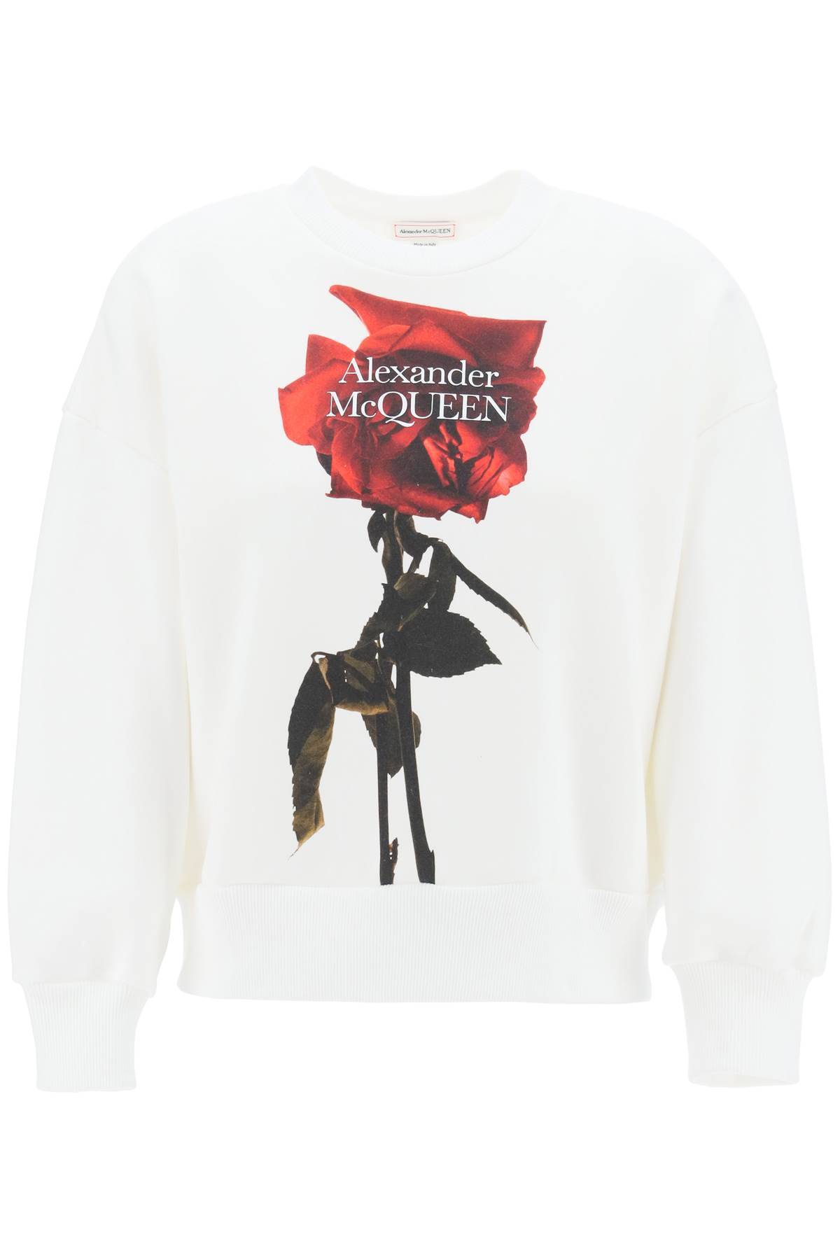 Alexander McQueen ALEXANDER MCQUEEN shadow rose sweatshirt