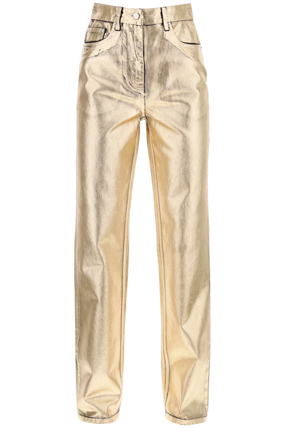 Ferragamo FERRAGAMO laminated denim jeans for