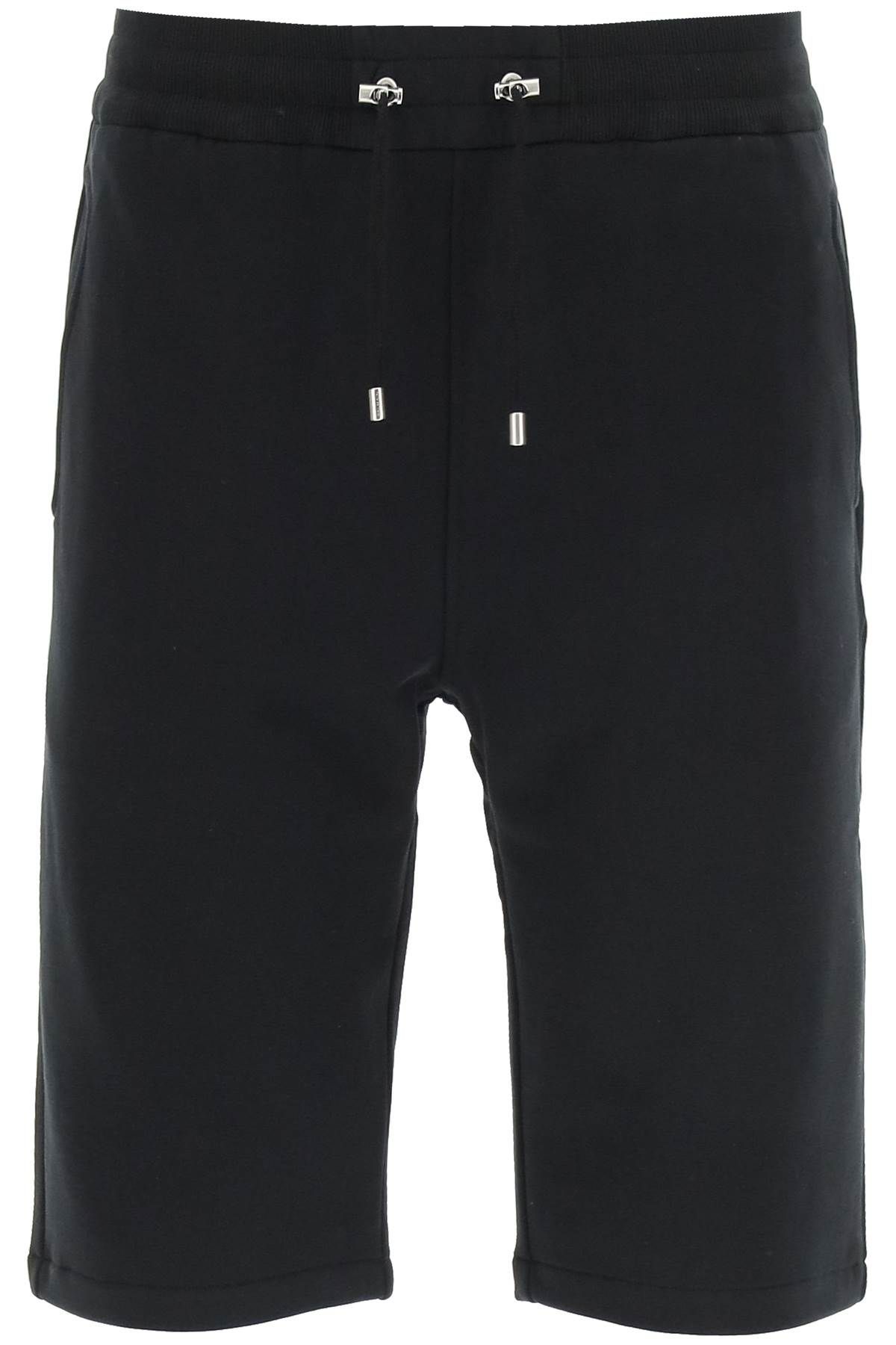 Balmain BALMAIN sweatshorts with flocked logo