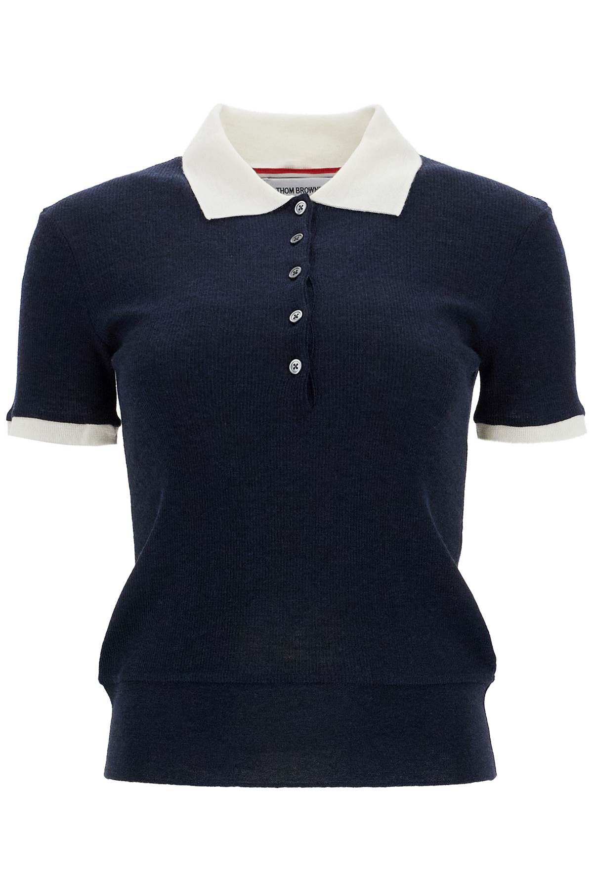 Thom Browne THOM BROWNE short-sleeved wool polo shirt