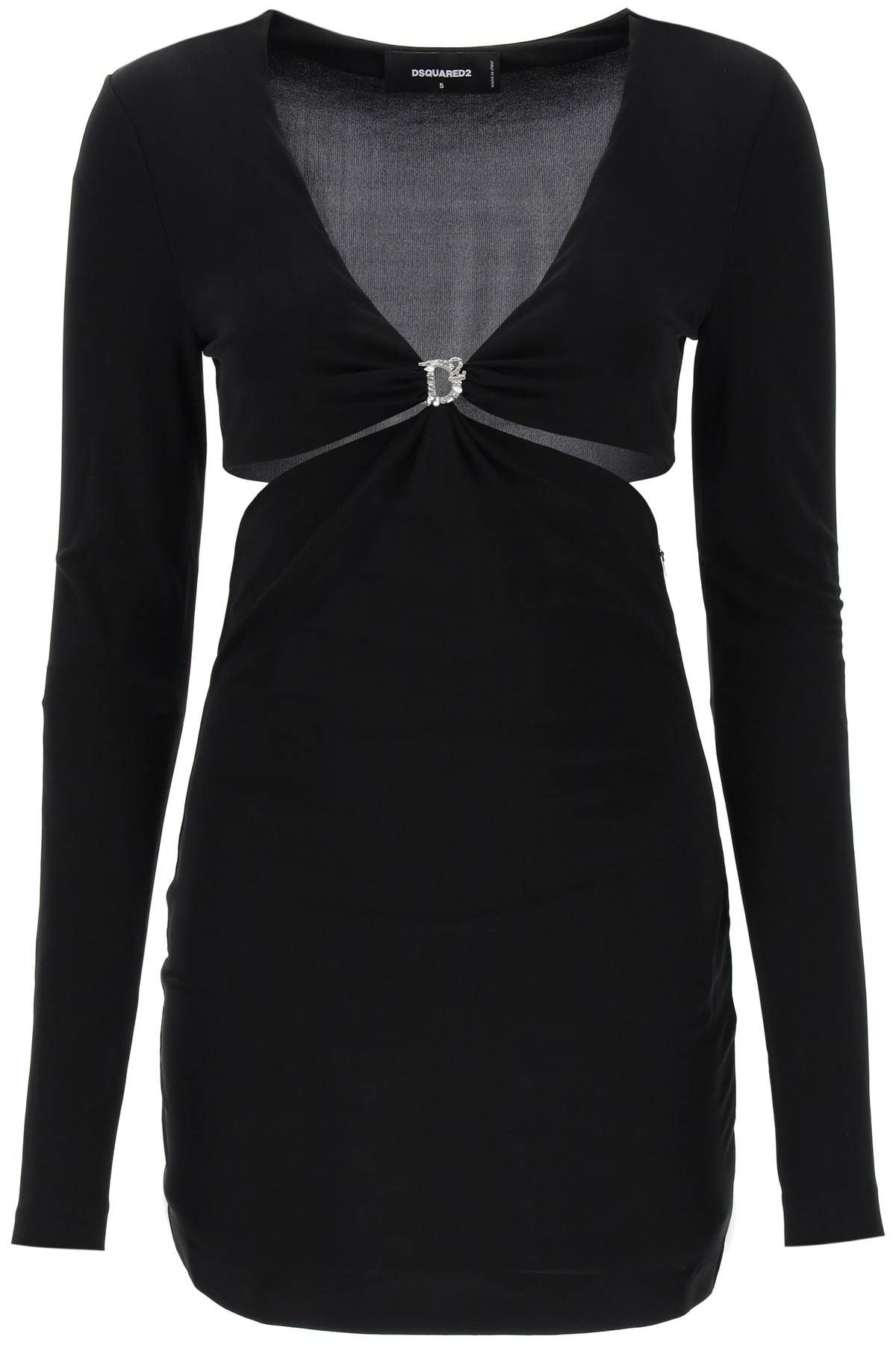 Dsquared2 DSQUARED2 cut-out mini dress in jersey