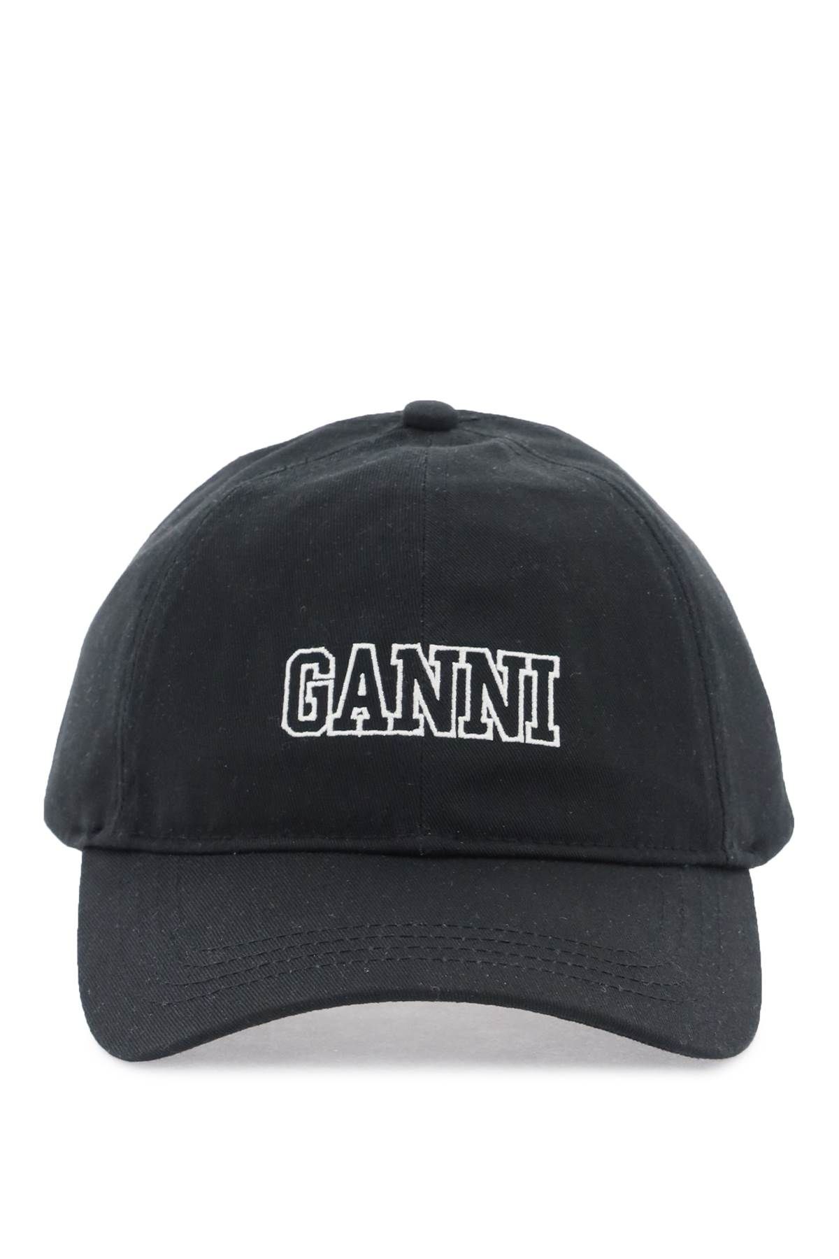 Ganni GANNI baseball cap with logo embroidery