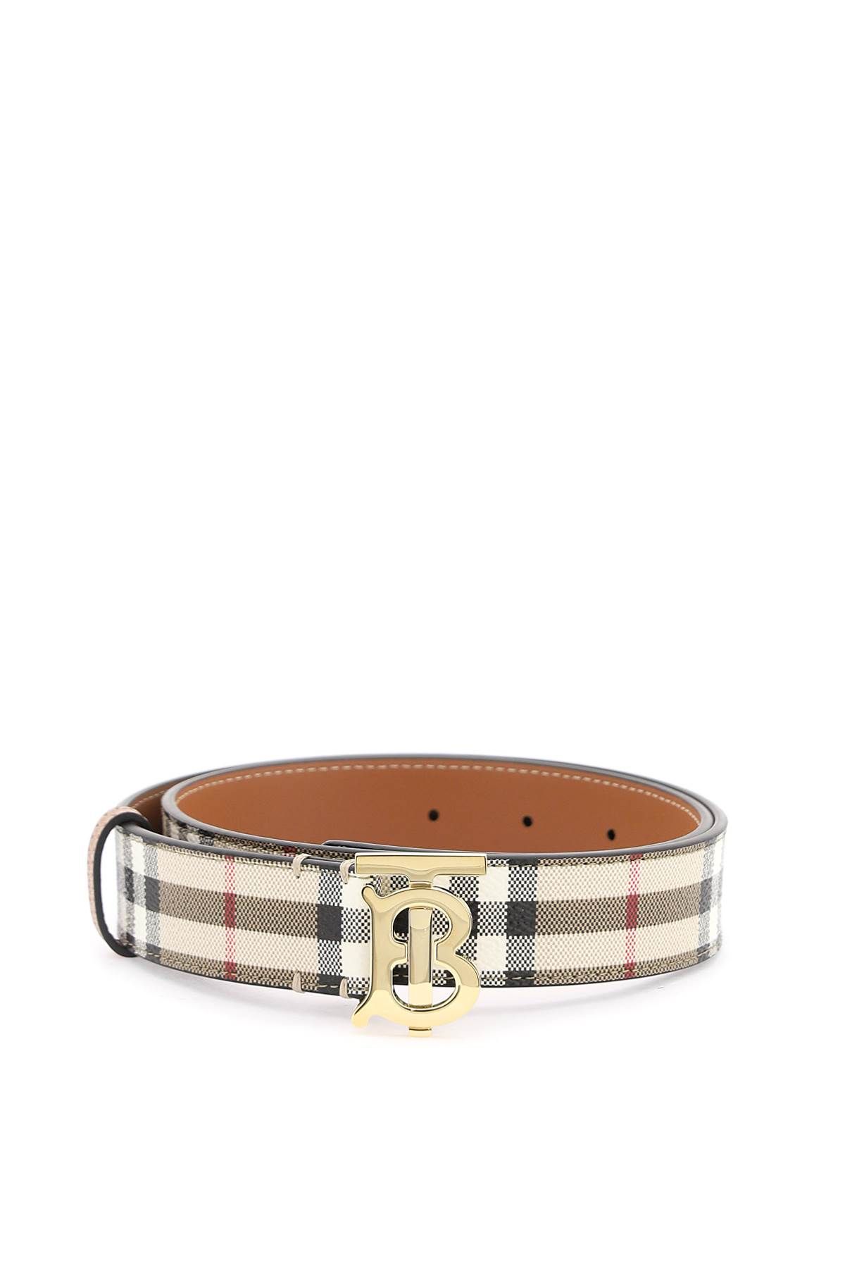 Burberry BURBERRY check tb belt