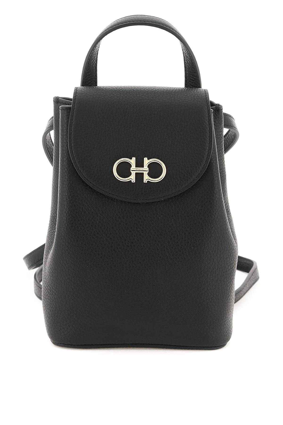 Ferragamo FERRAGAMO gancini mini leather backpack