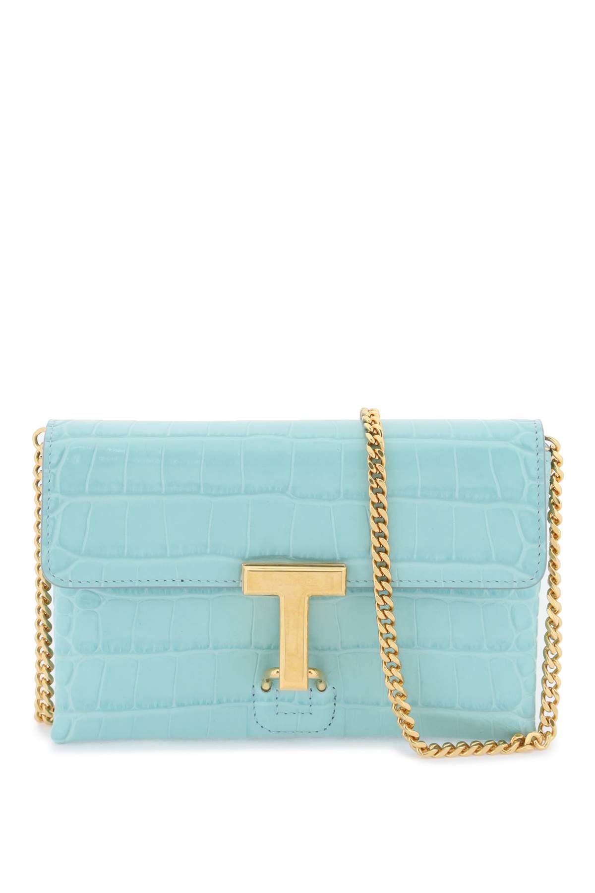 Tom Ford TOM FORD croco-embossed leather mini bag