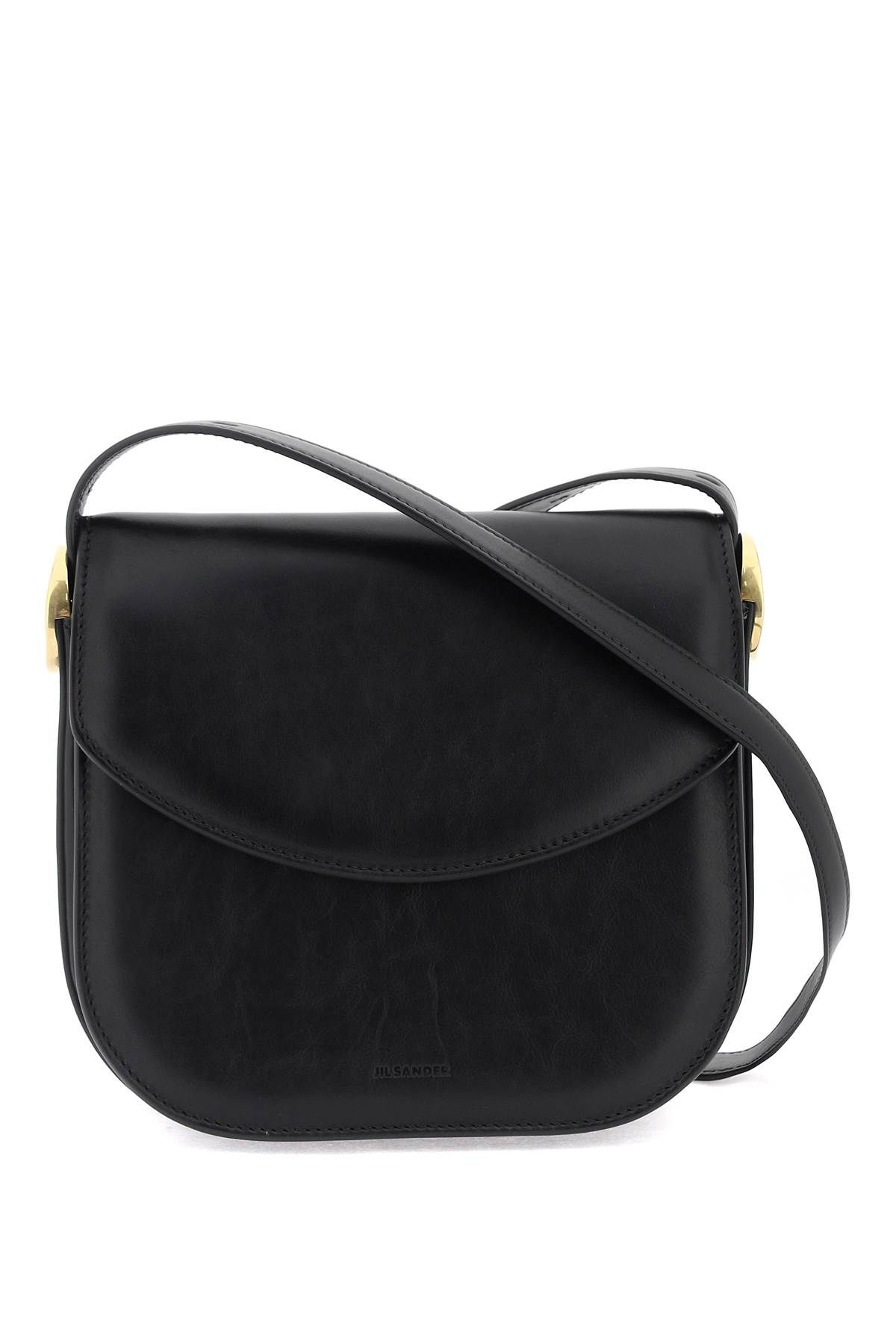 Jil Sander JIL SANDER padded leather coin shoulder bag with adjustable strap