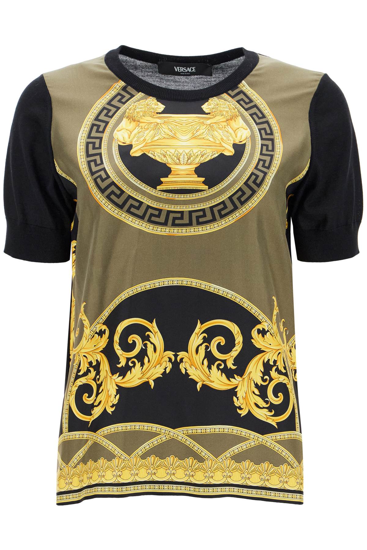 Versace VERSACE knitted t-shirt 'the cup of the