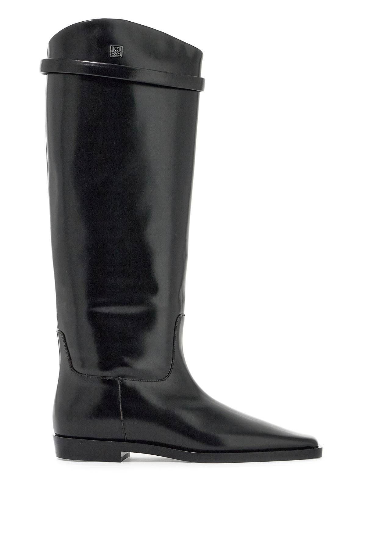 Toteme TOTEME leather riding boot