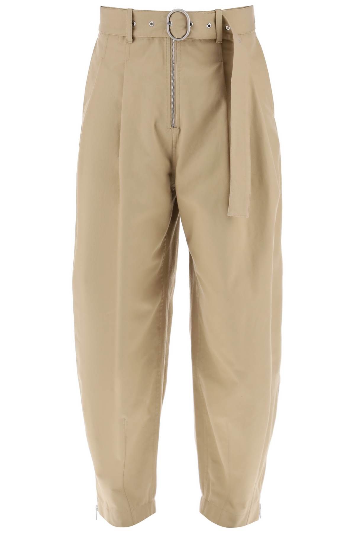 Jil Sander JIL SANDER cotton pants with removable belt