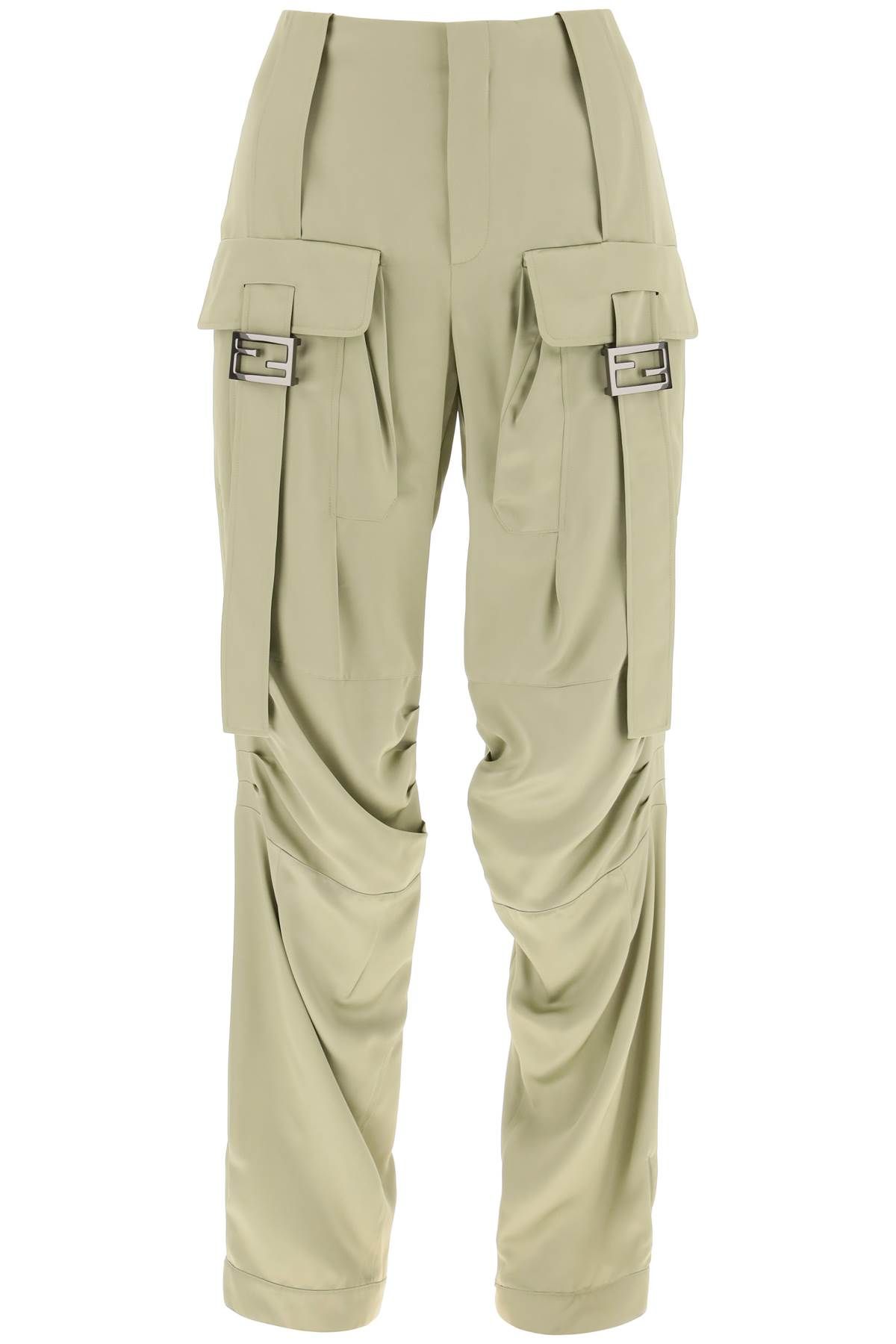 FENDI FENDI satin cargo pants