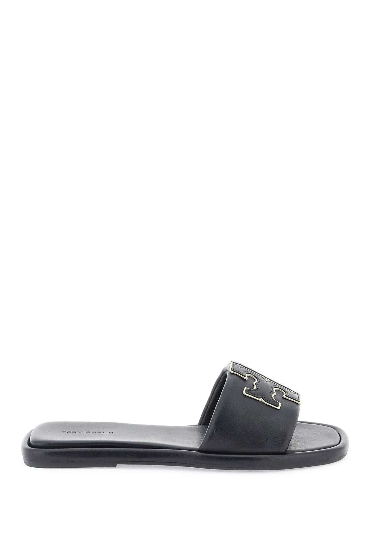 Tory Burch TORY BURCH double t leather slides