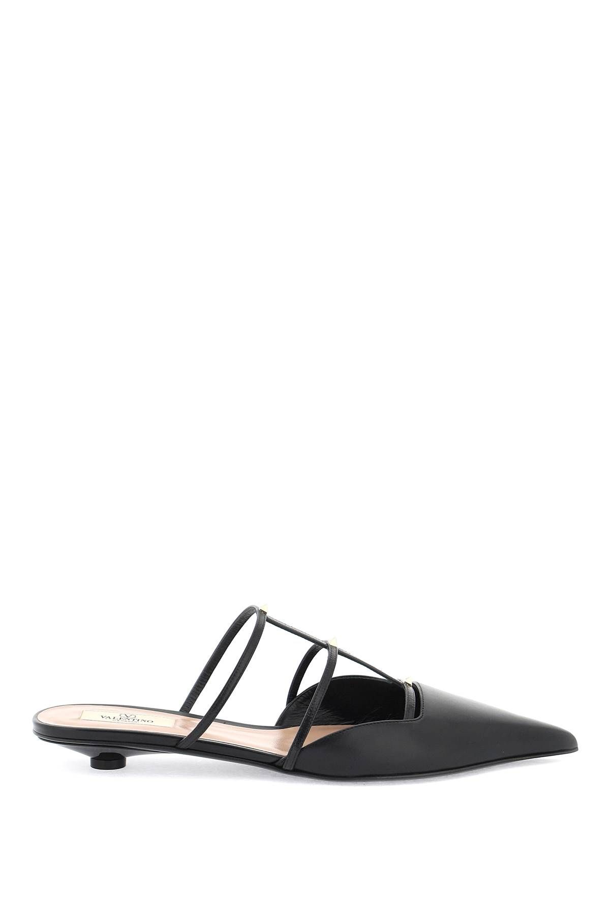 VALENTINO GARAVANI VALENTINO GARAVANI smooth leather rockstud wispy mules