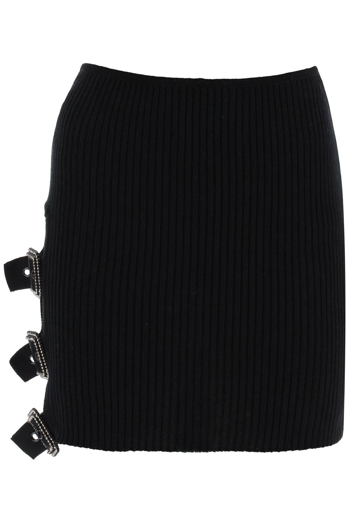 GIUSEPPE DI MORABITO GIUSEPPE DI MORABITO mini ribbed knit skirt in nine words