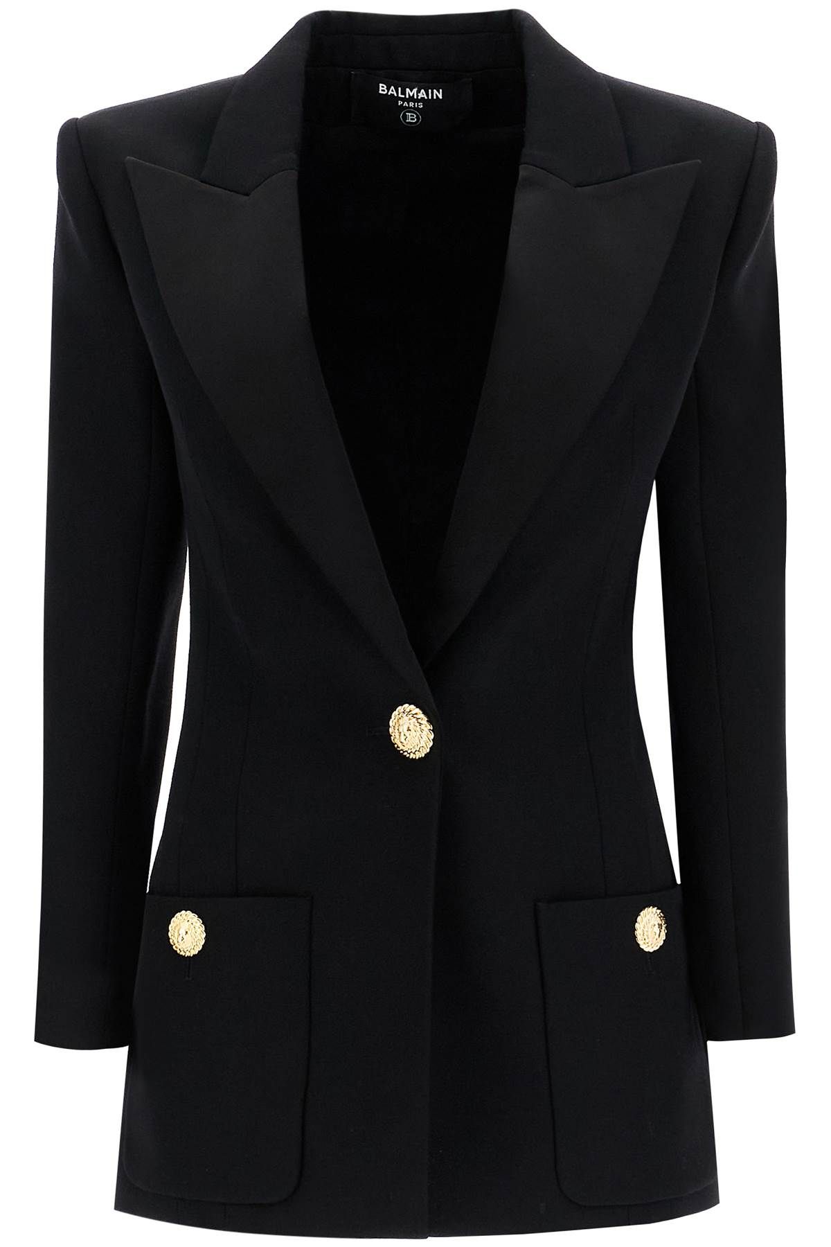 Balmain BALMAIN one-button jacket with lapels