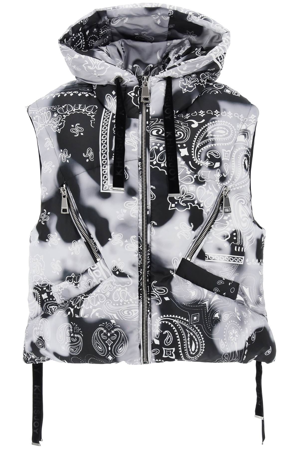 Khrisjoy KHRISJOY bandana print iconic down vest