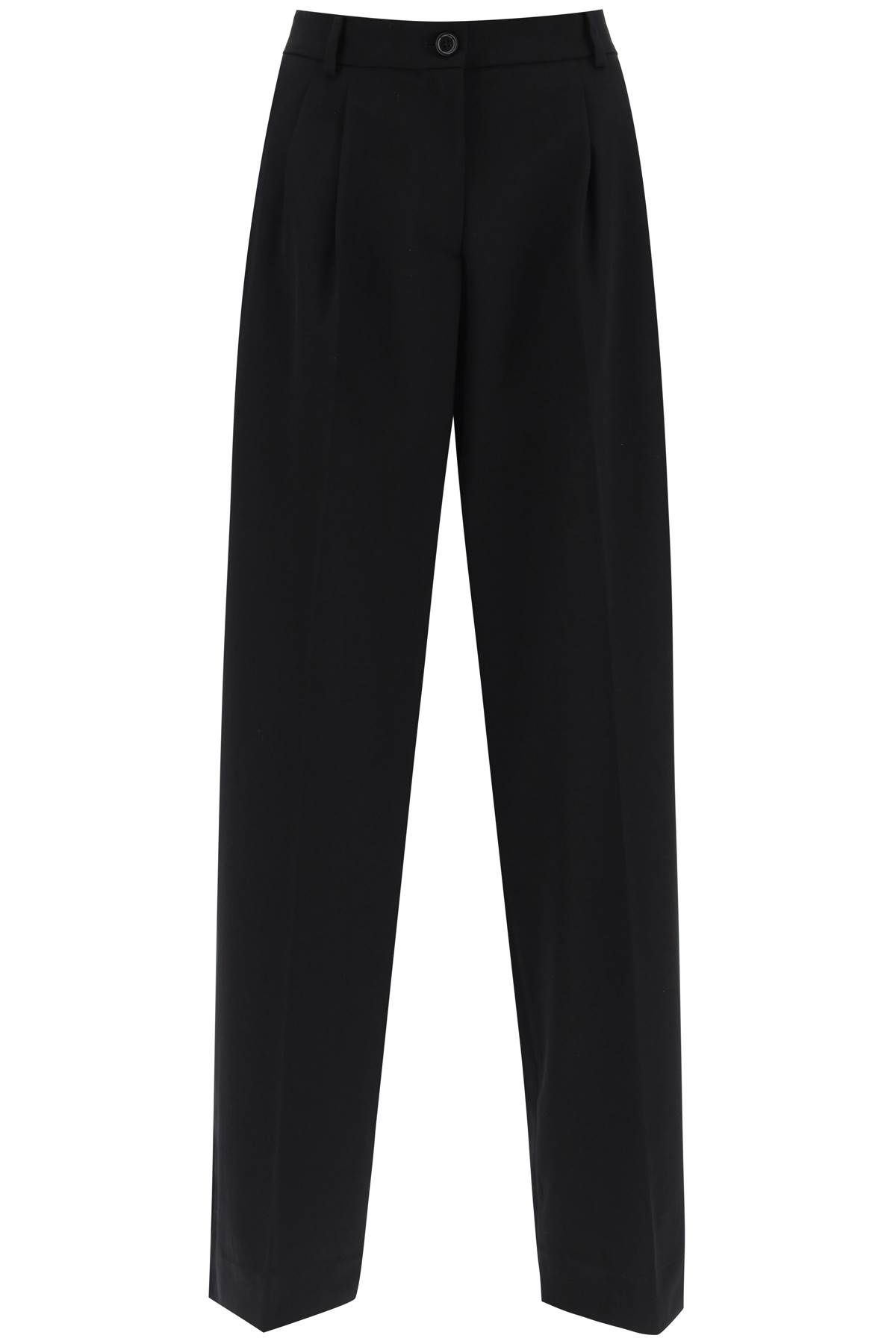 Dolce & Gabbana DOLCE & GABBANA stretch wool wide leg trousers