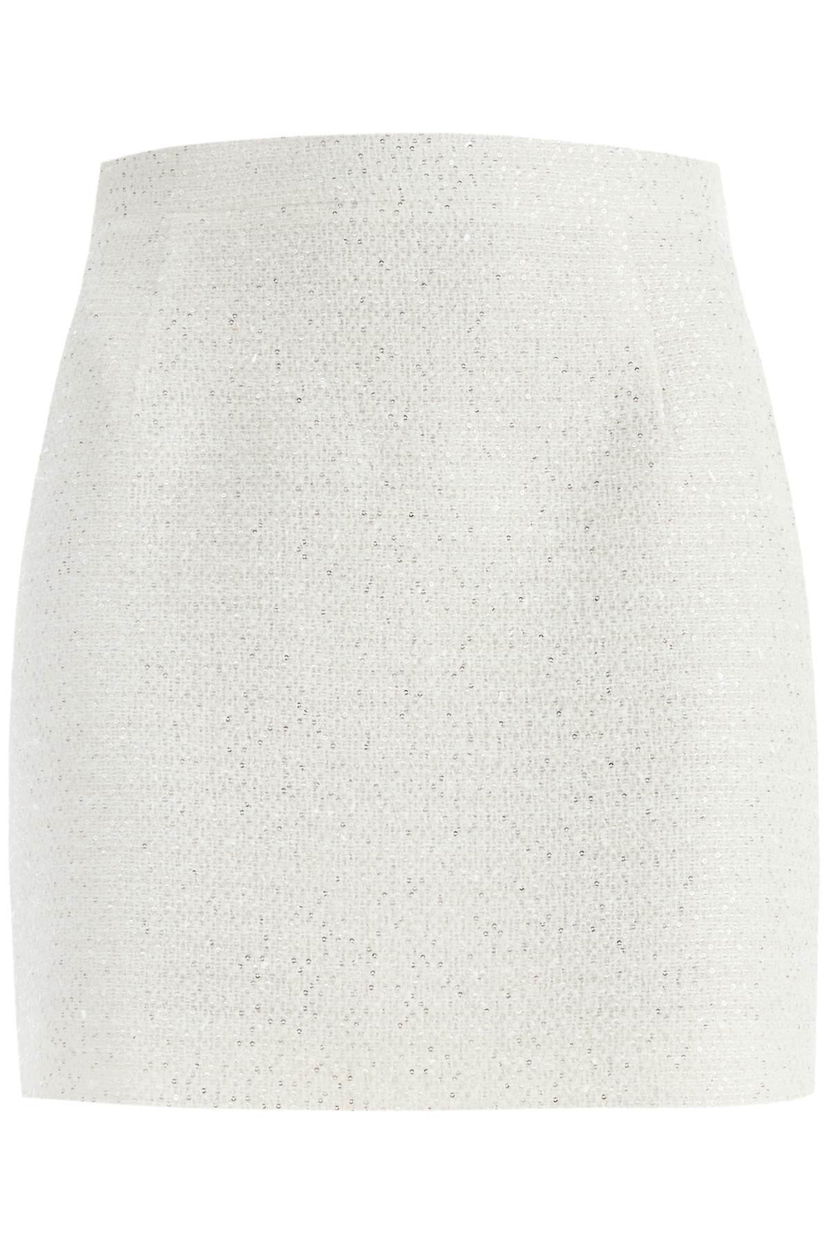 Alessandra Rich ALESSANDRA RICH tweed mini skirt with sequins