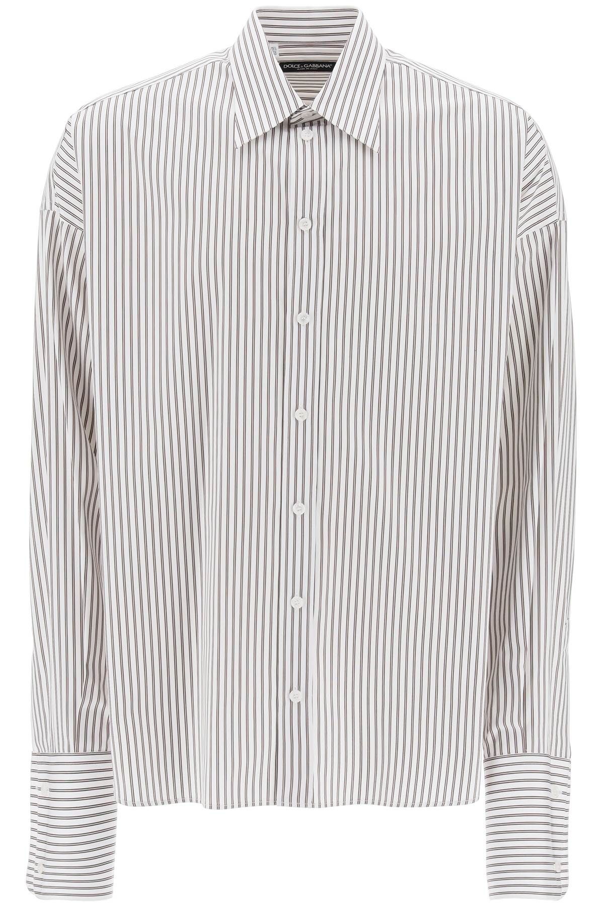 Dolce & Gabbana DOLCE & GABBANA "oversized striped poplin shirt