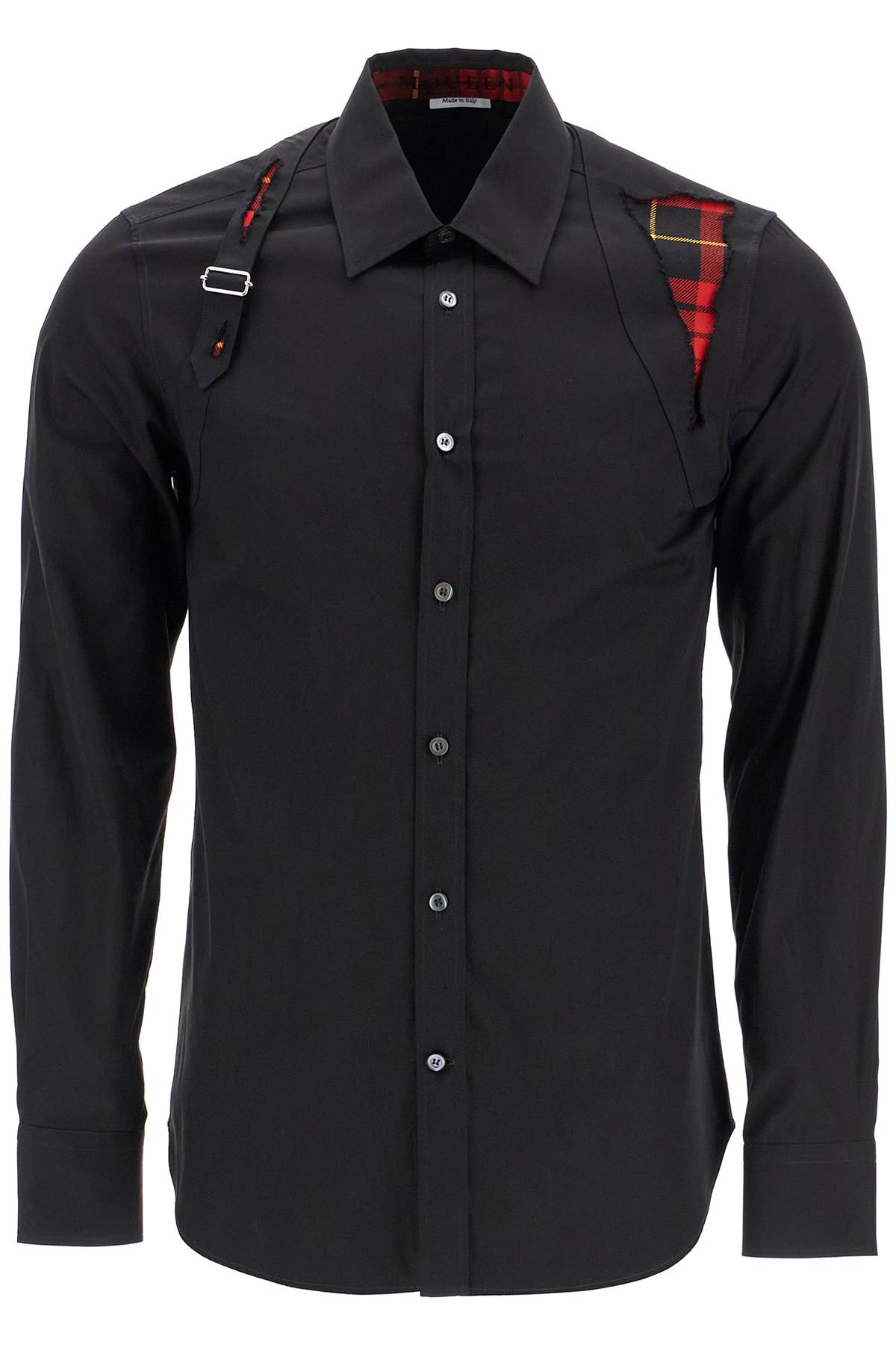 Alexander McQueen ALEXANDER MCQUEEN macqueen tartan harness shirt for