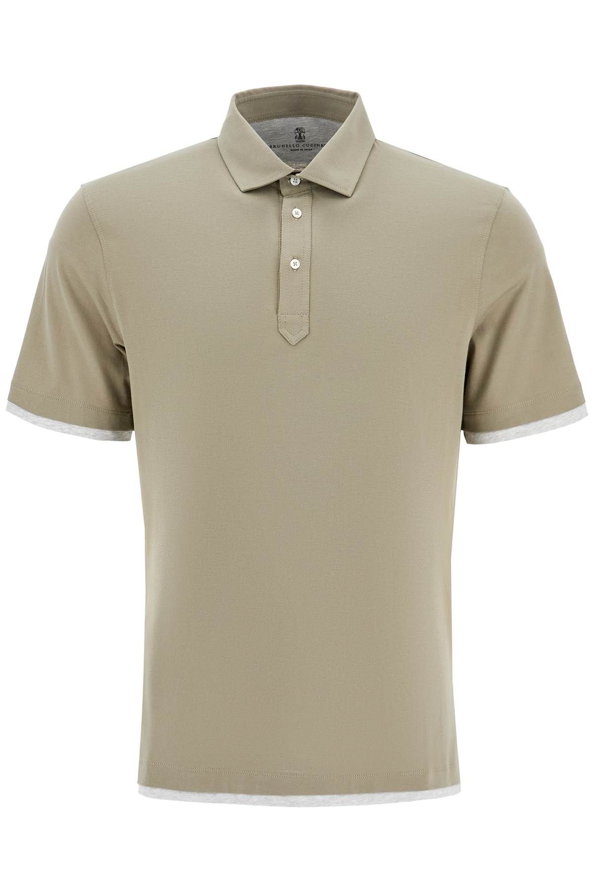 Brunello Cucinelli BRUNELLO CUCINELLI polo with faux