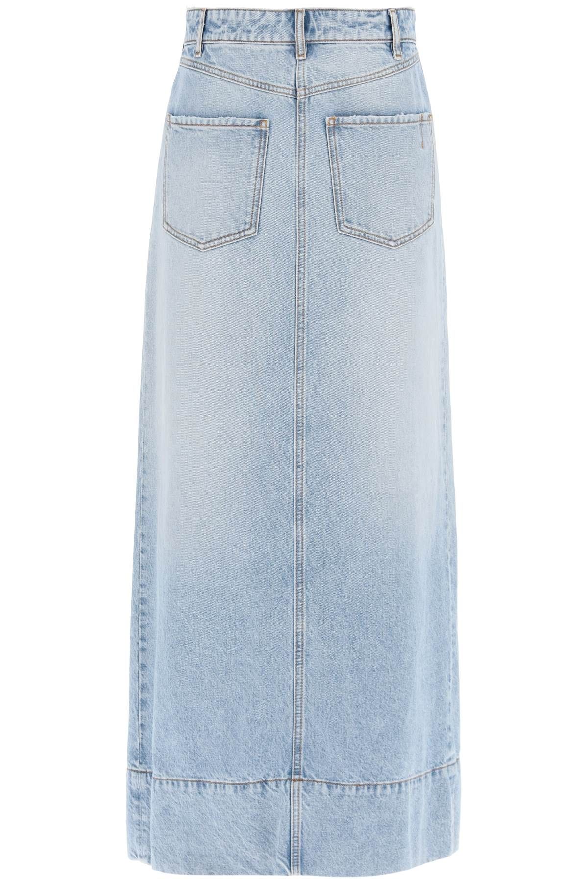 Sportmax SPORTMAX maxi denim skirt from the pi