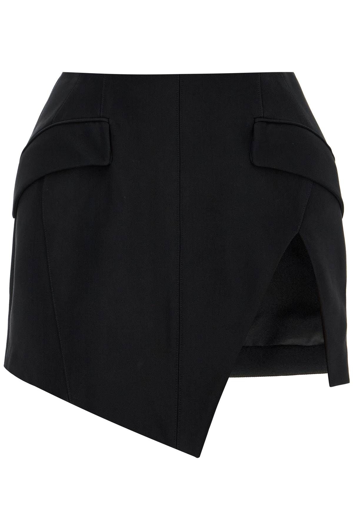 Mugler MUGLER asymmetric mini skirt with slit