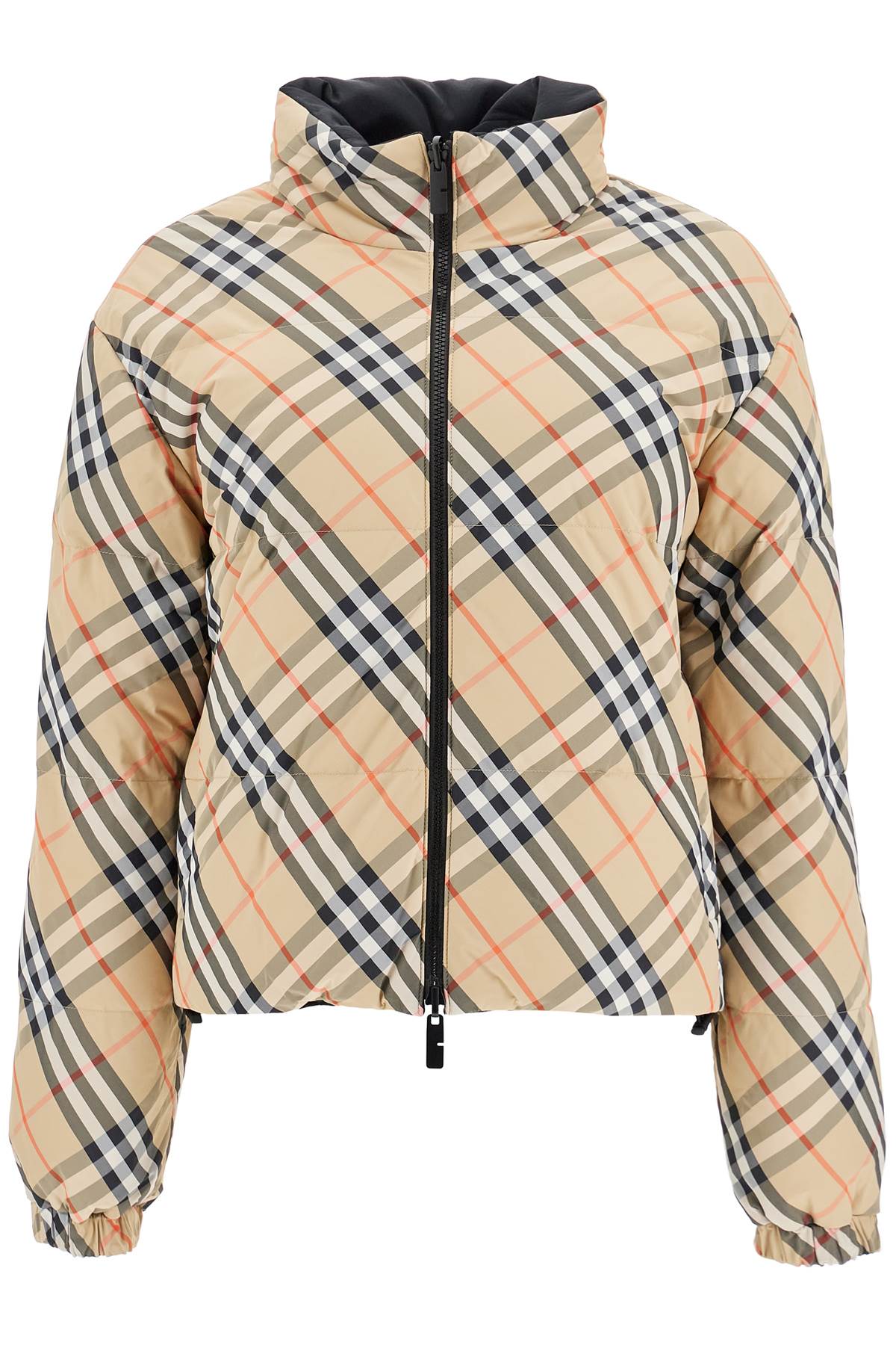 Burberry BURBERRY short reversible down jacket