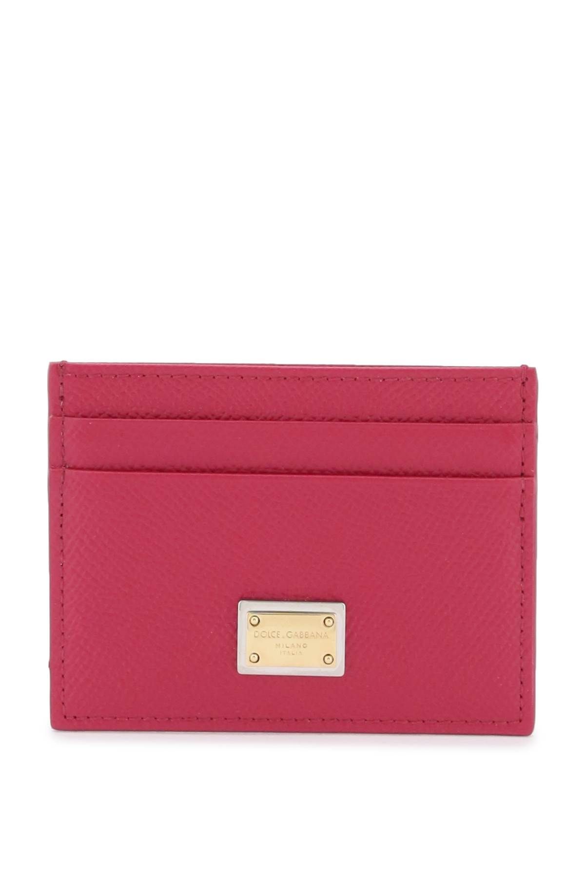 Dolce & Gabbana DOLCE & GABBANA dauphine leather card holder