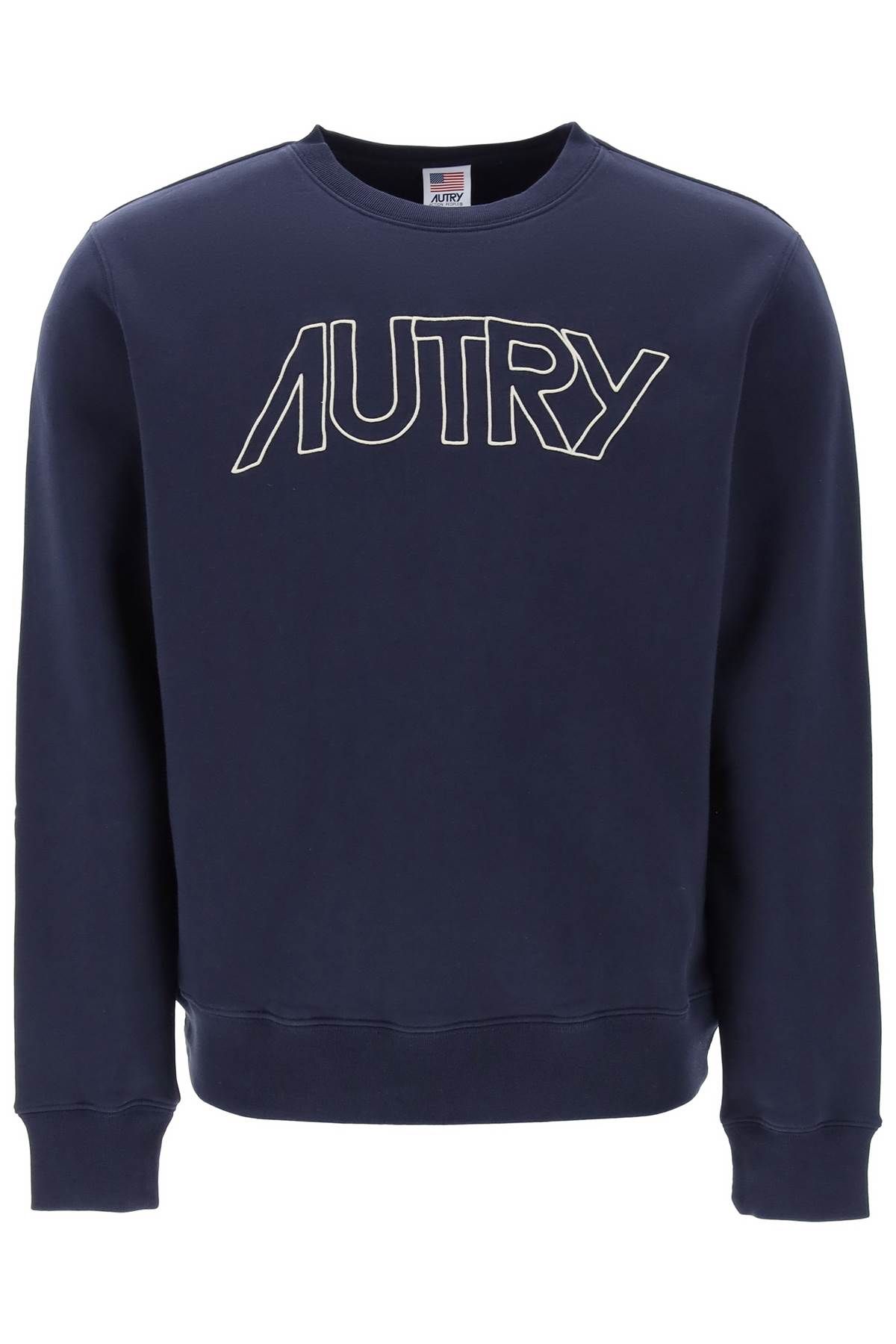 AUTRY AUTRY crew-neck sweatshirt with logo embroidery