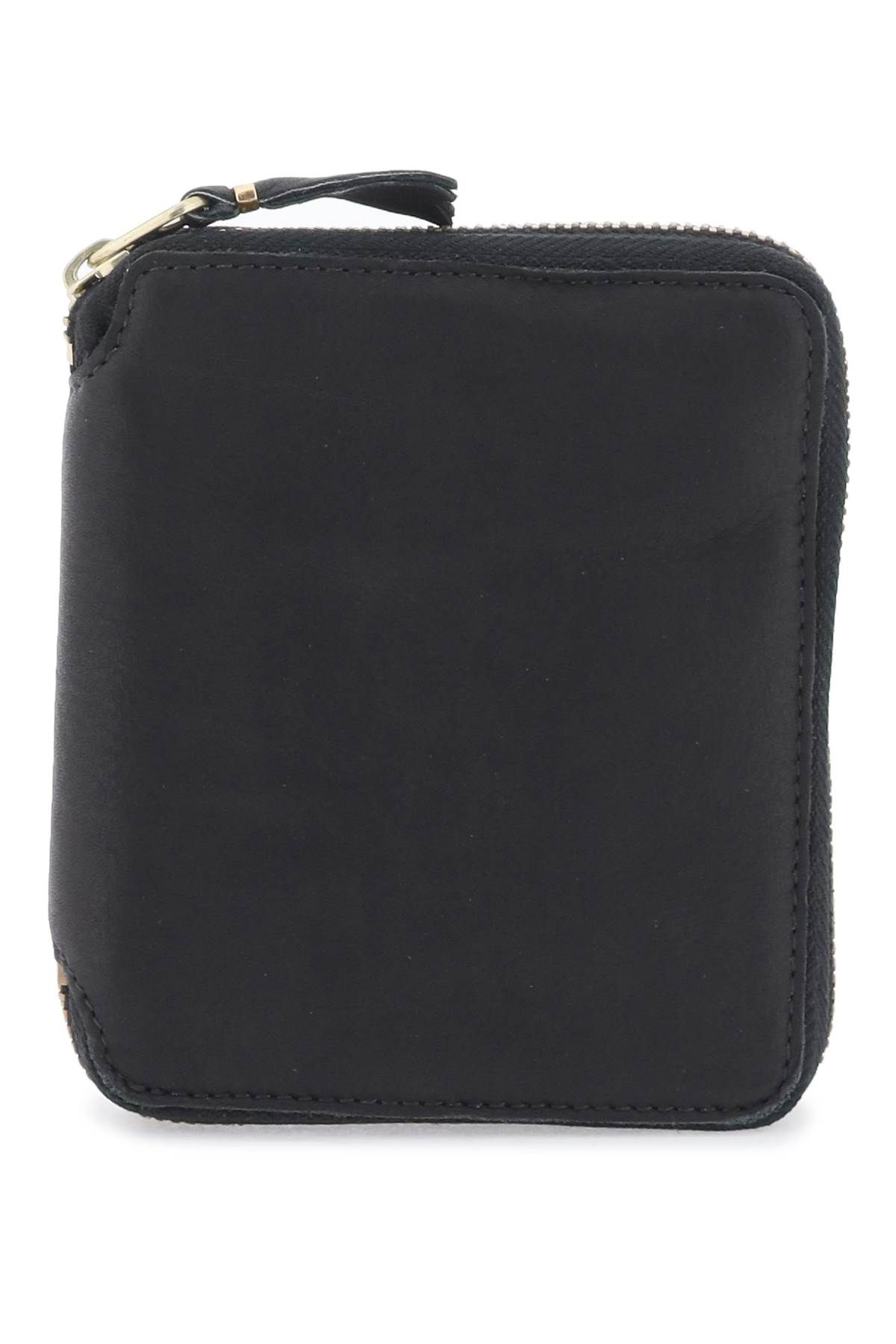 COMME DES GARCONS WALLET COMME DES GARCONS WALLET washed leather zip-around wallet