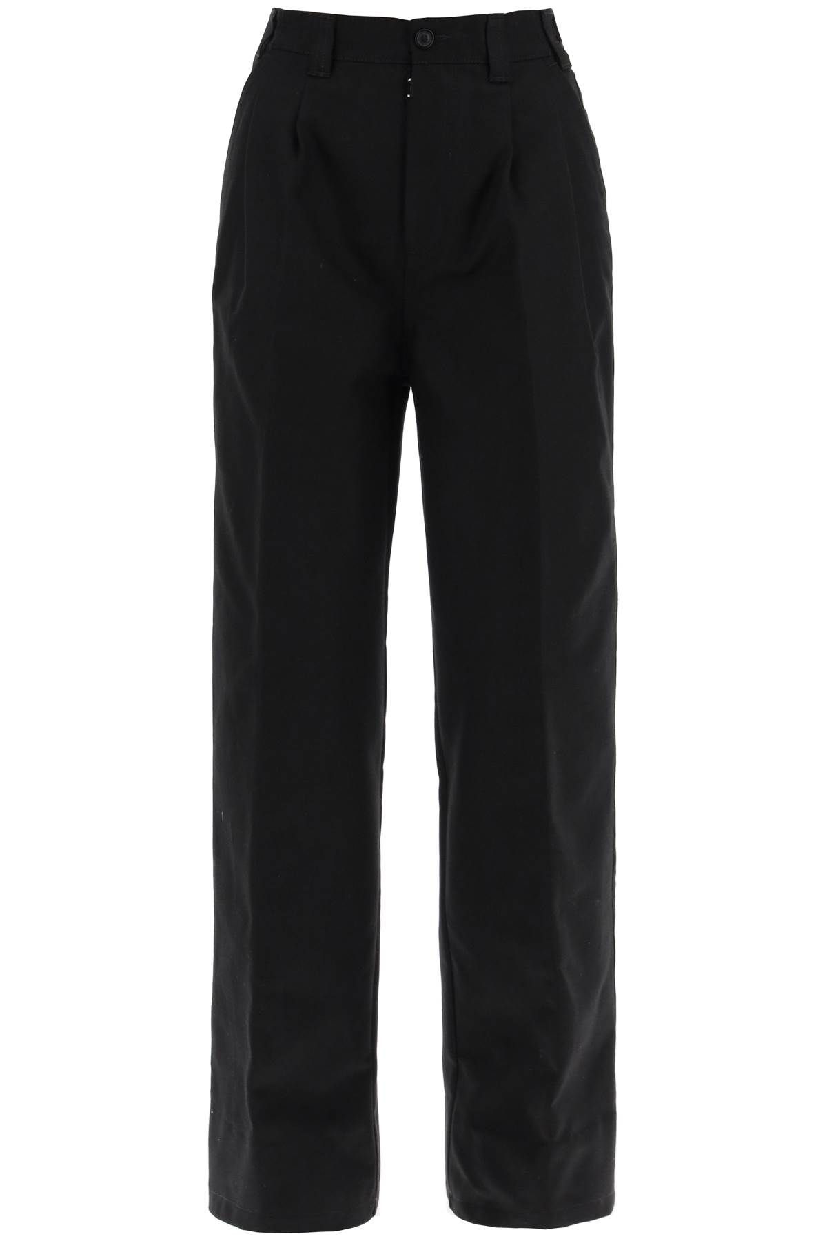 Maison Margiela MAISON MARGIELA cotton gabardine trousers for