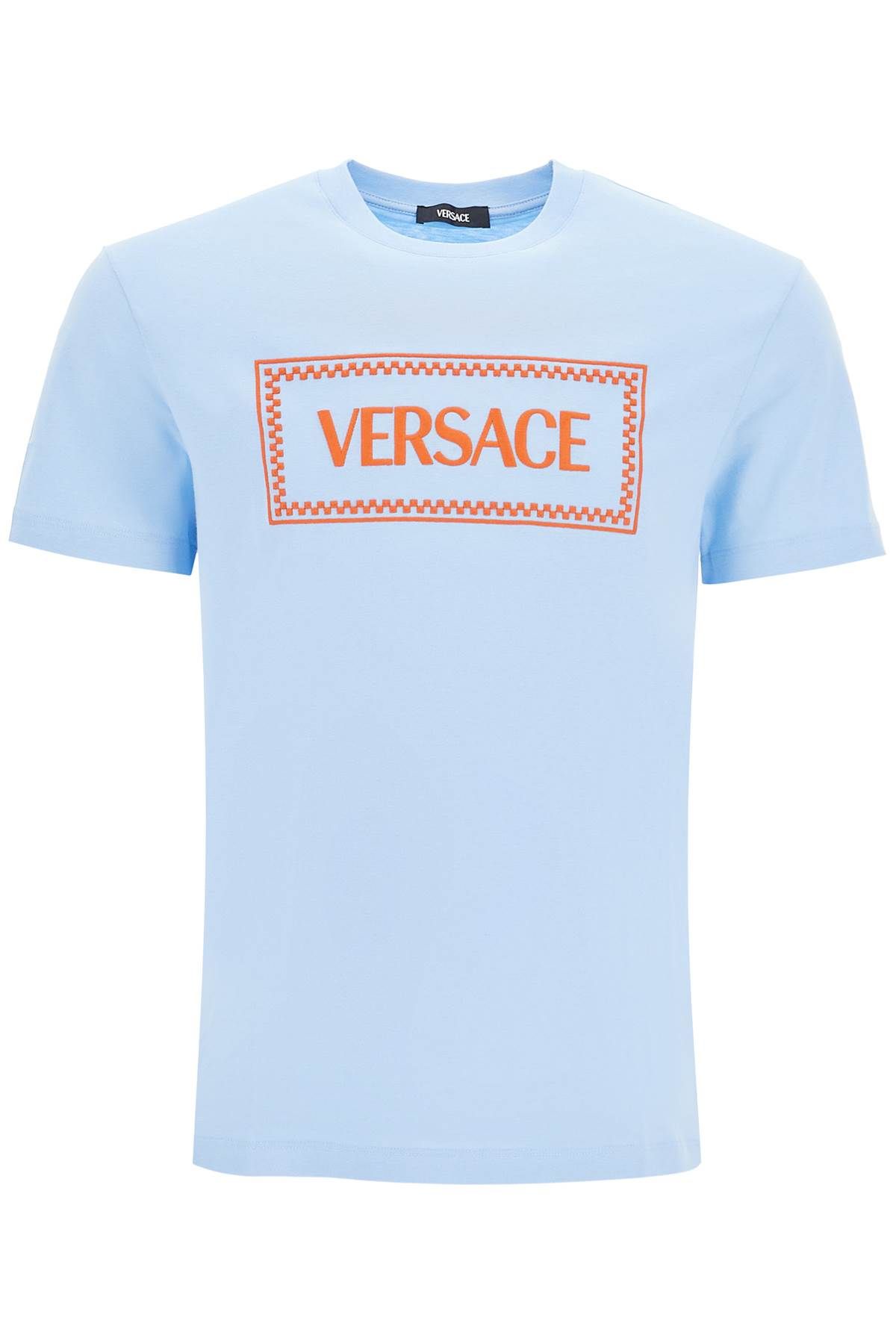 Versace VERSACE embroidered logo t-shirt