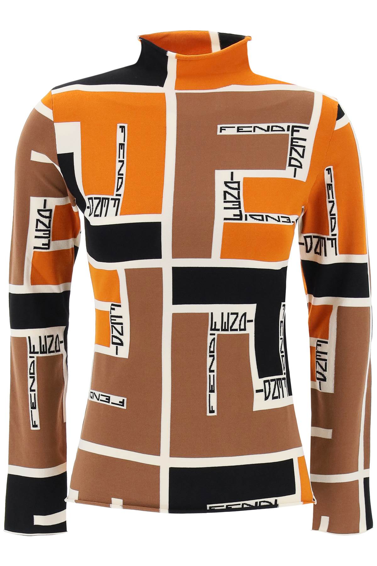 FENDI FENDI lightweight long-sleeved knit top for