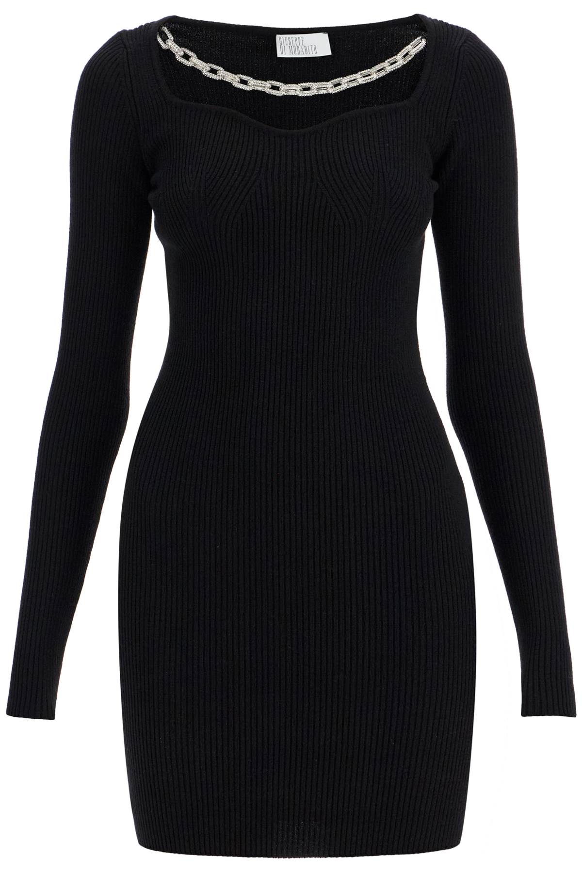 GIUSEPPE DI MORABITO GIUSEPPE DI MORABITO 'knit dress with chain detail