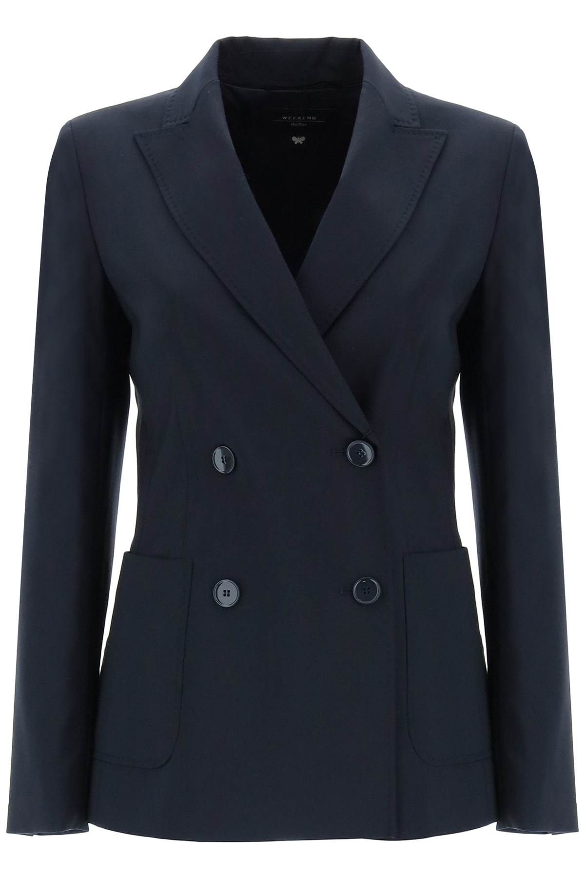 Weekend Max Mara WEEKEND MAX MARA 'nervoso' double-breasted jacket in light wool