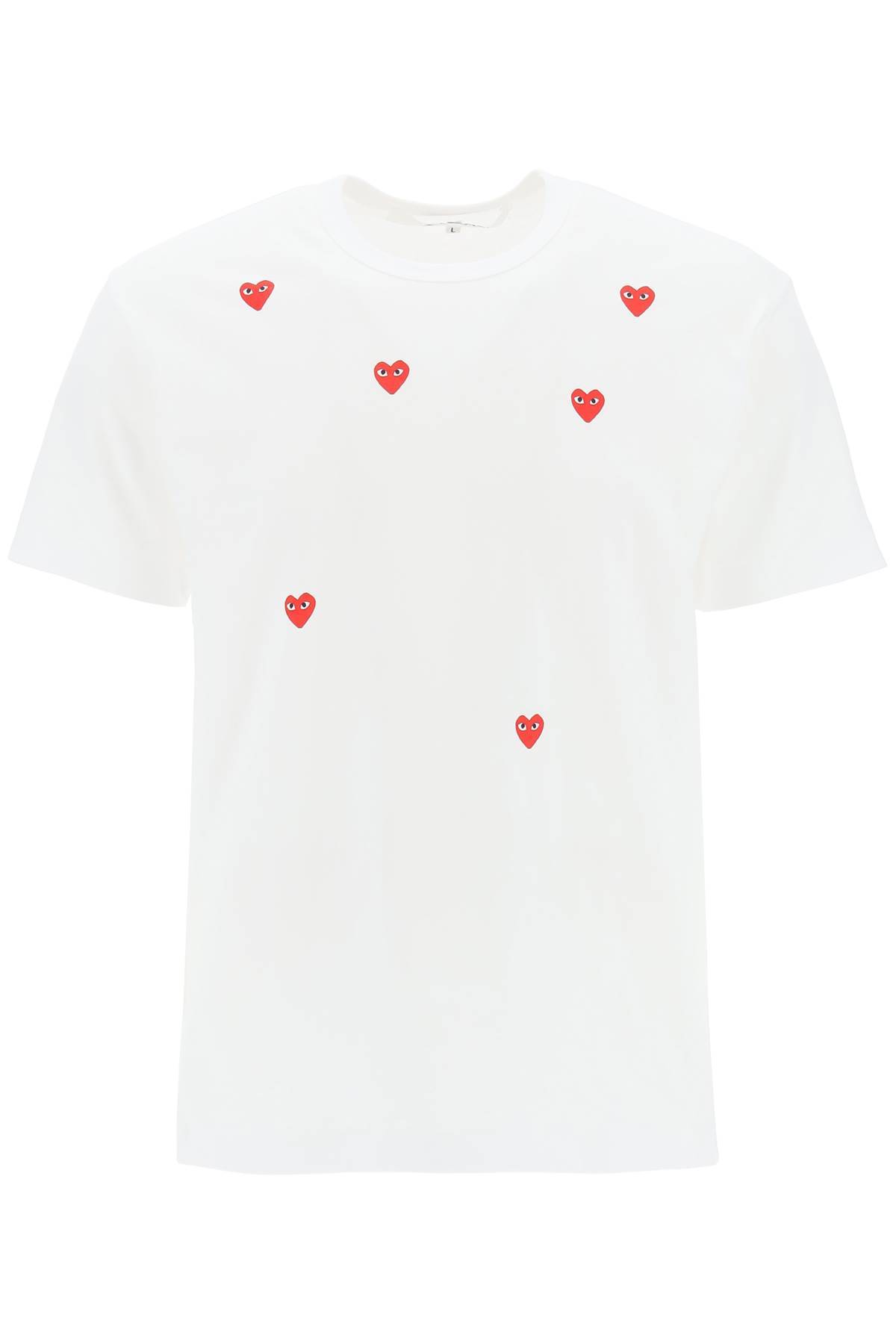 Comme Des Garçons Play COMME DES GARCONS PLAY "round-neck t-shirt with heart pattern