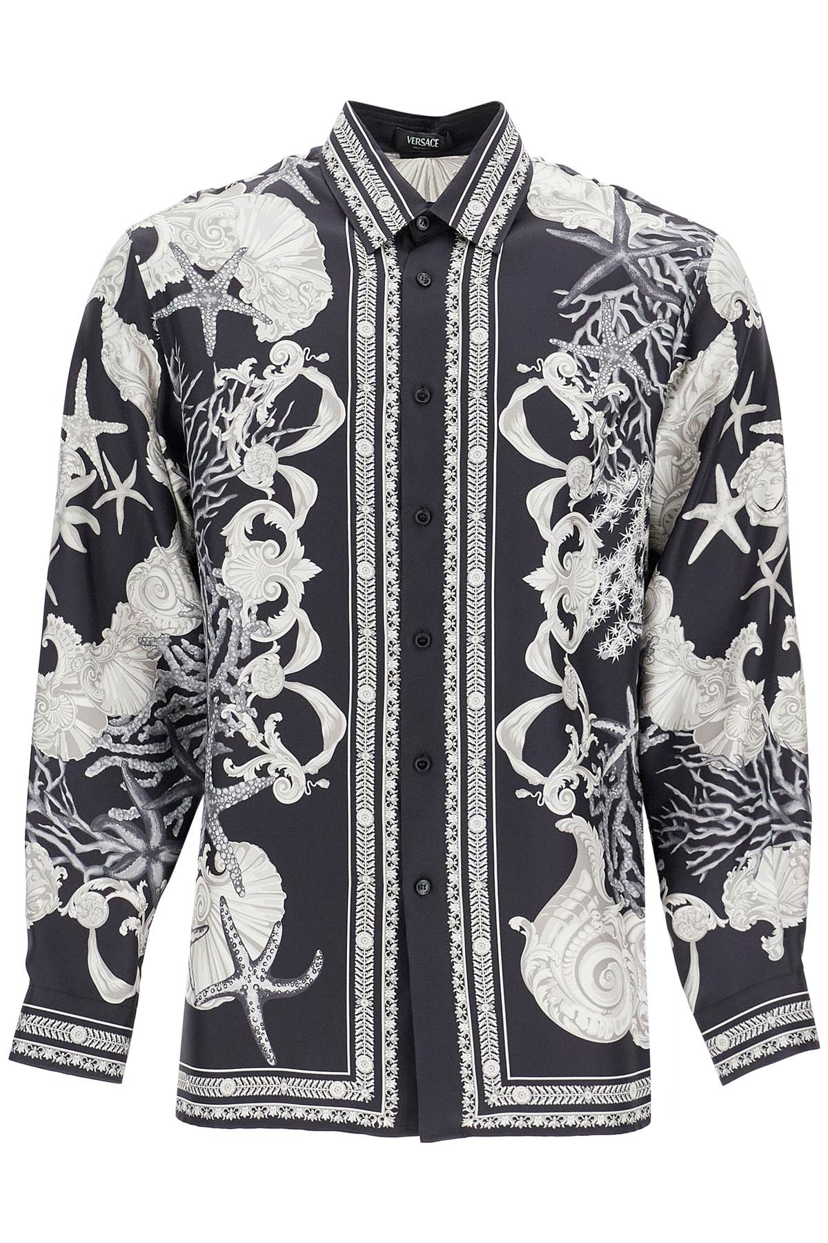Versace VERSACE barocco sea silk shirt